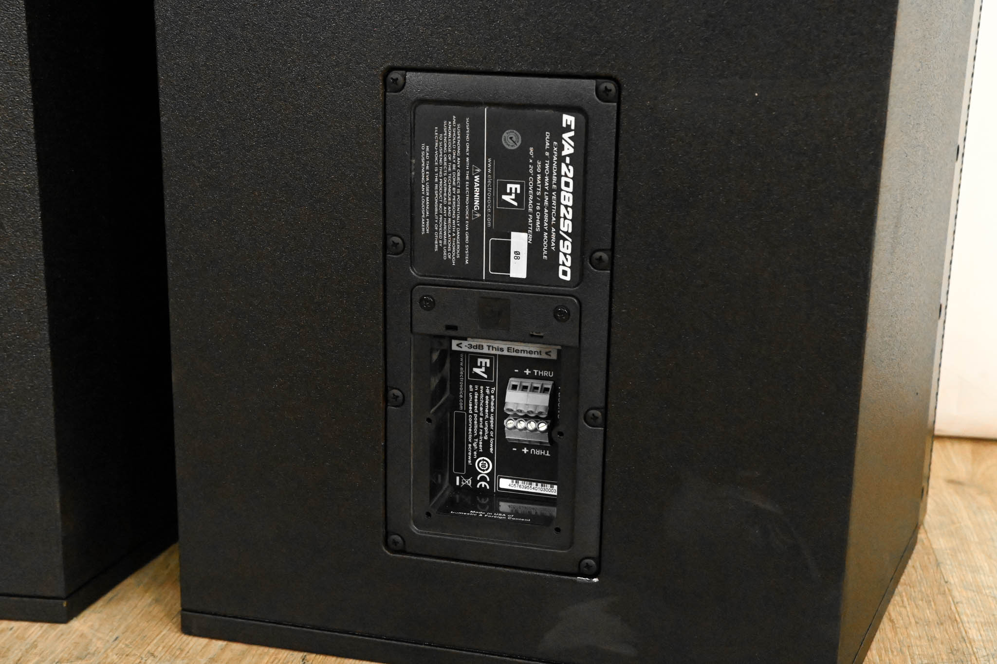 Electro-Voice (EV) EVA-2082S/920 Full-Range Line-Array Speaker (PAIR)
