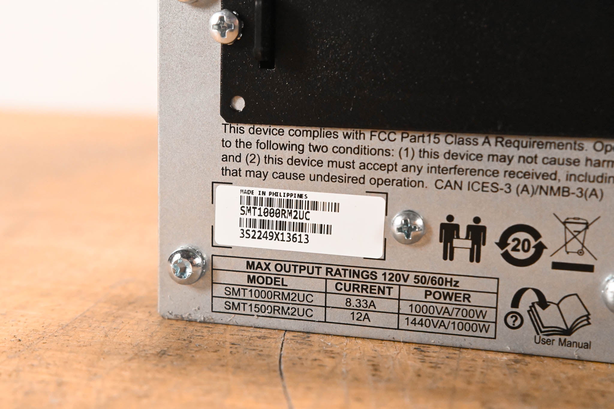 APC SMT1000RM2UC Smart-UPS Battery Backup w/ SmartConnect