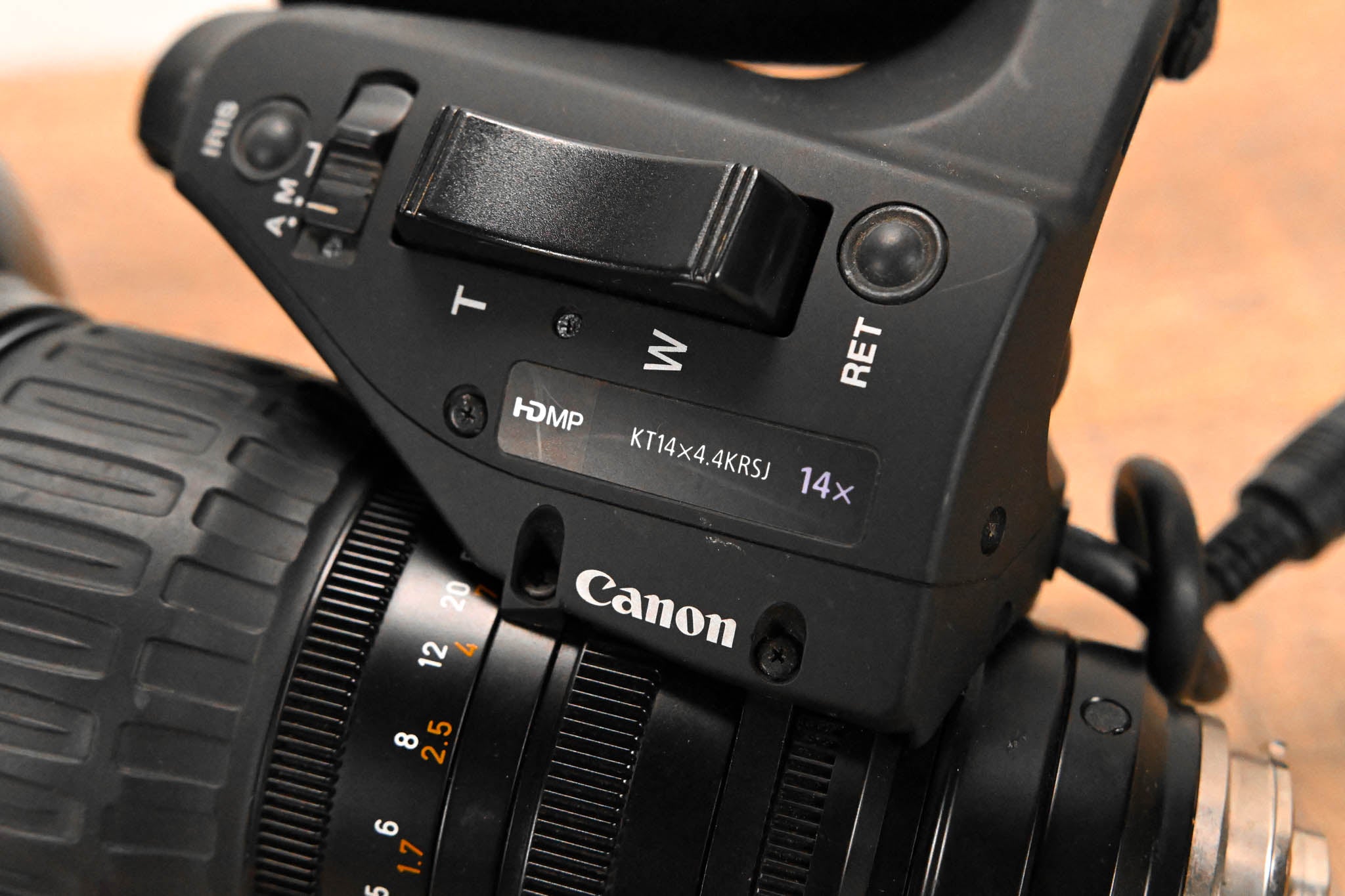 Canon KT14x4.4KRSJ 1/3" 14x Broadcast Zoom Lens