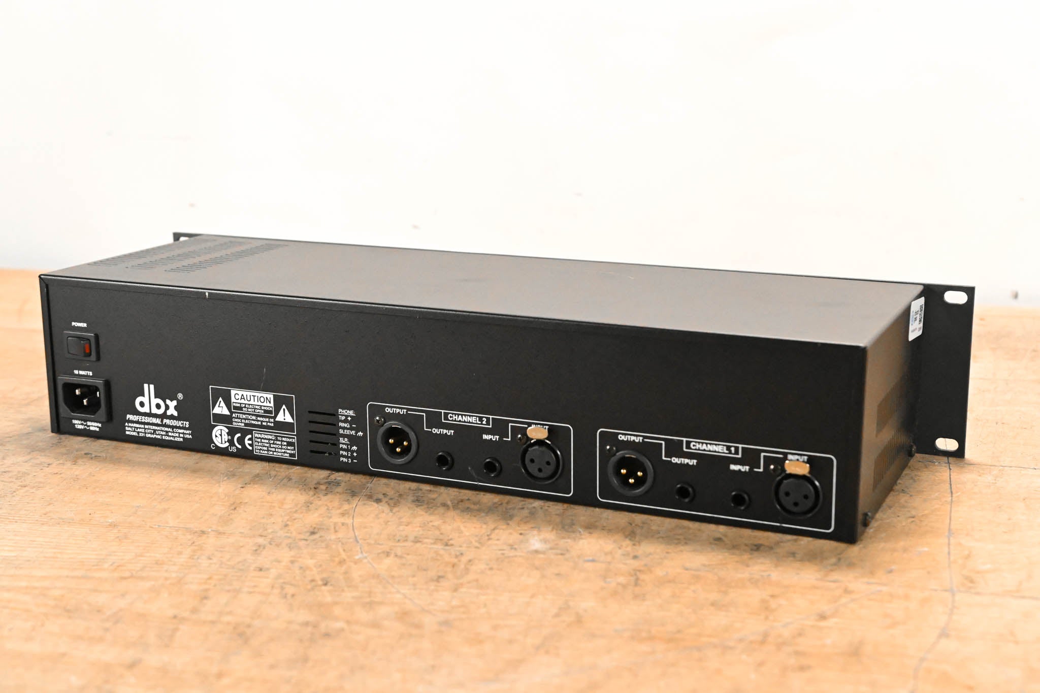 dbx 231 Dual-Channel 31-Band Graphic Equalizer