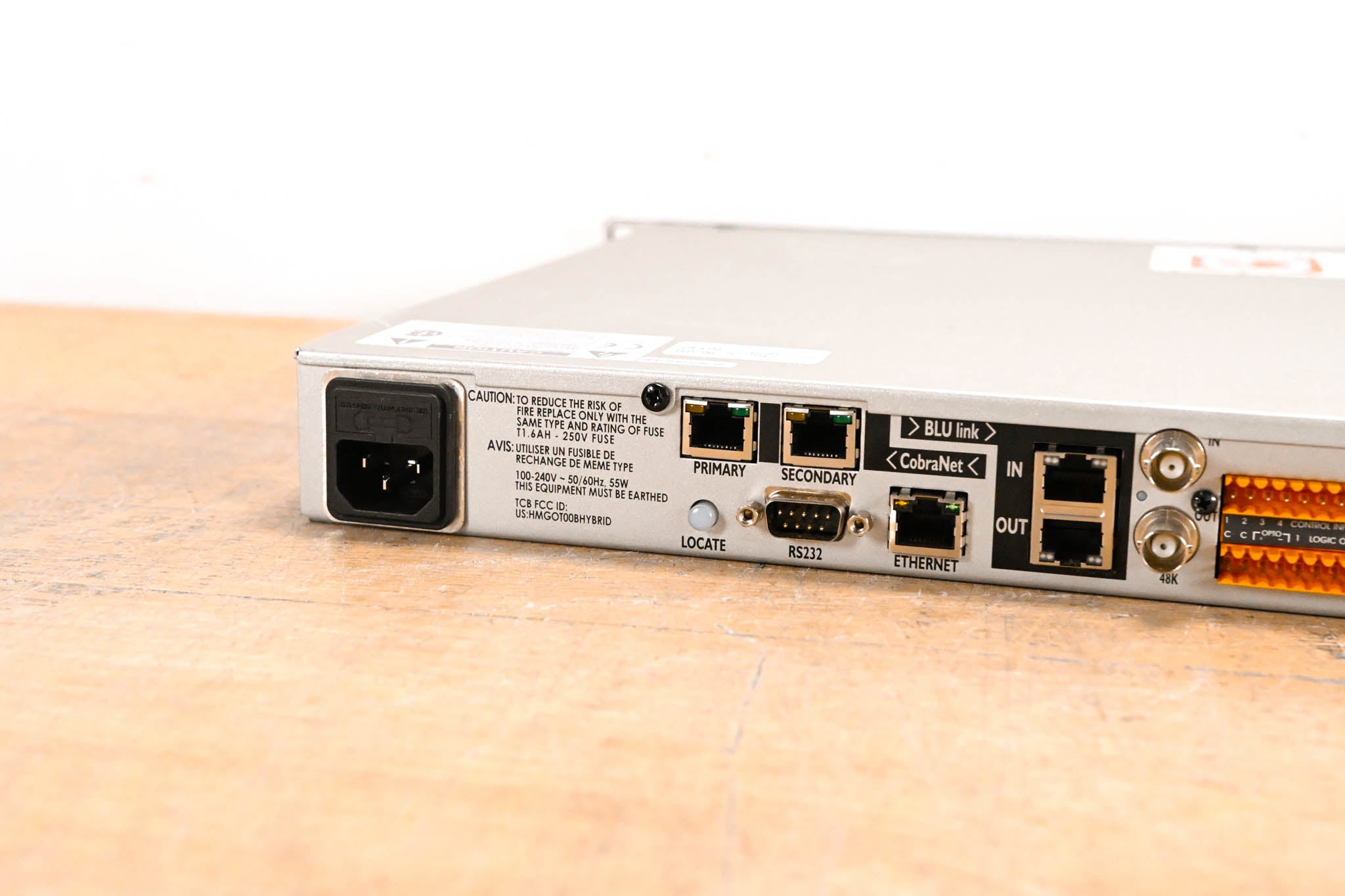 BSS London BLU-800 Signal Processor with BLU link and CobraNet