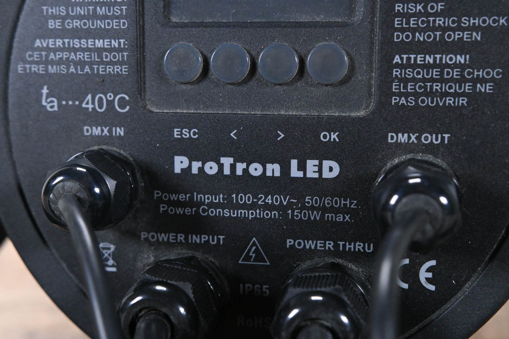 Elation ProTron LED 6,500K Cool White LED Strobe Light