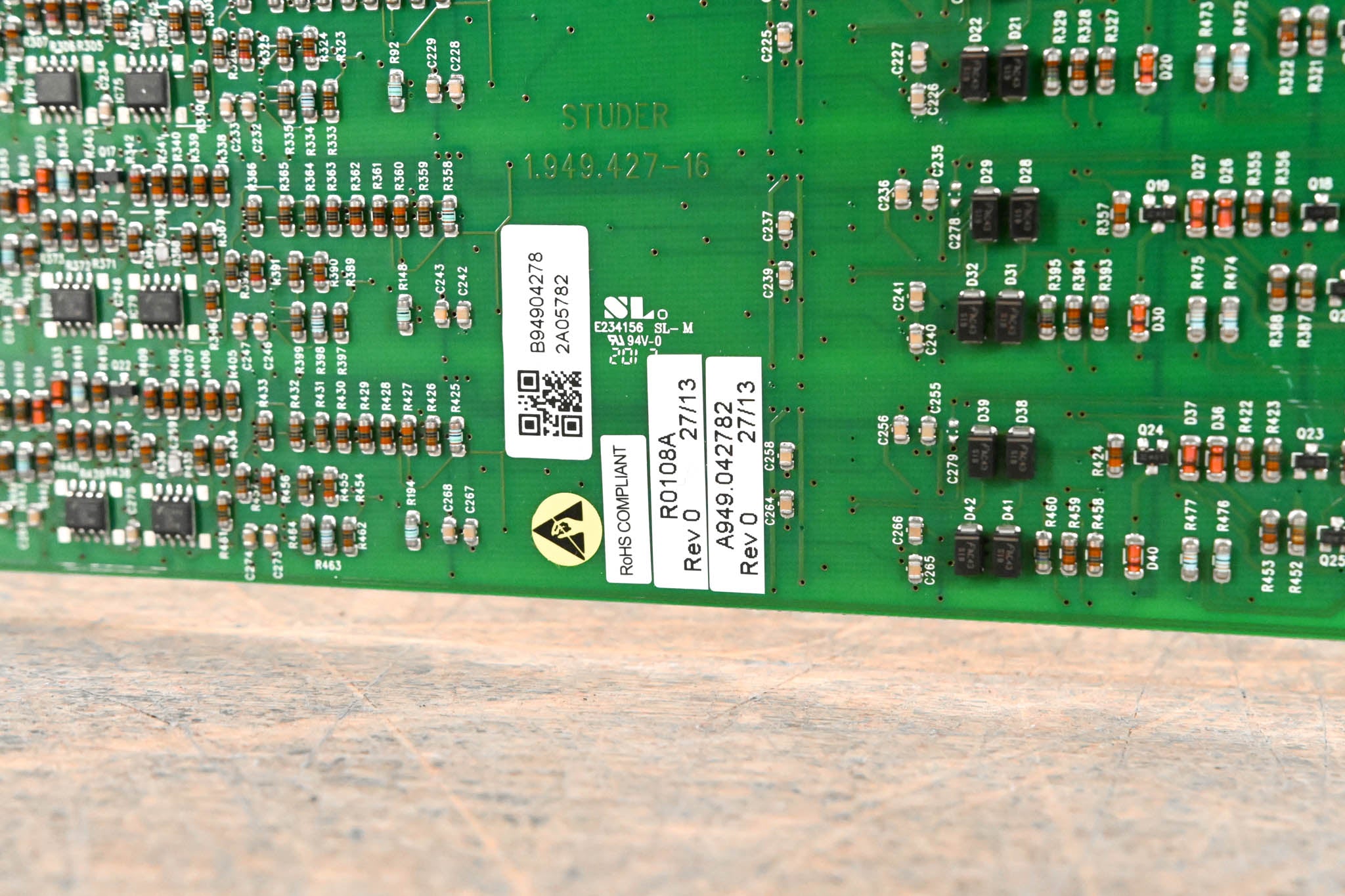Studer Mic/Line In Card for D21m Modular I/O System