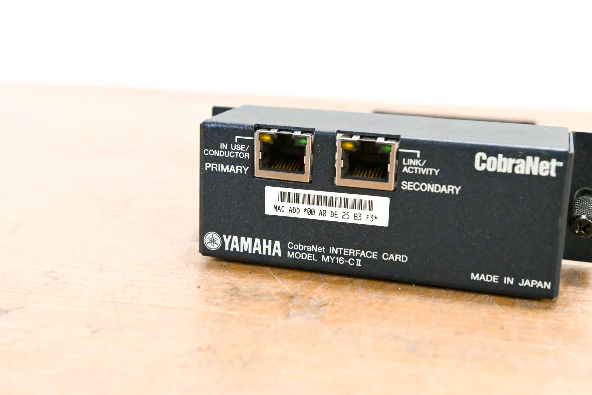 Yamaha MY16-CII CobraNet Network I/O Card