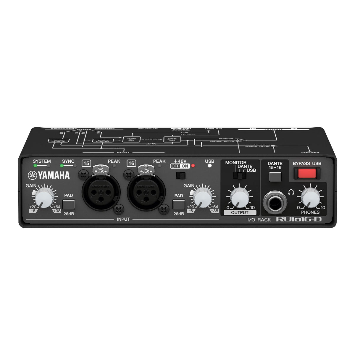 Dante-USB-Analog Audio Interface bundled with VST-Rack software