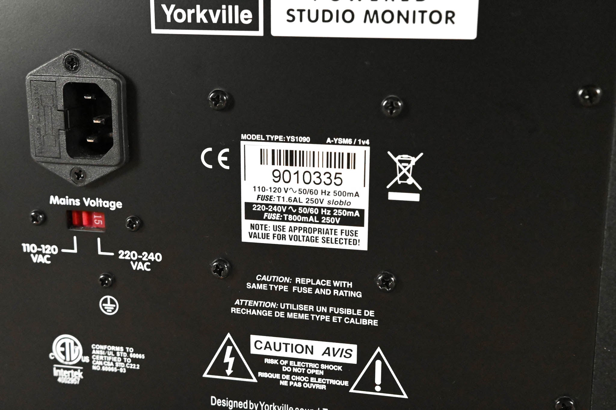Yorkville YSM6 6.5" Nearfield Powered Studio Reference Monitor (PAIR)