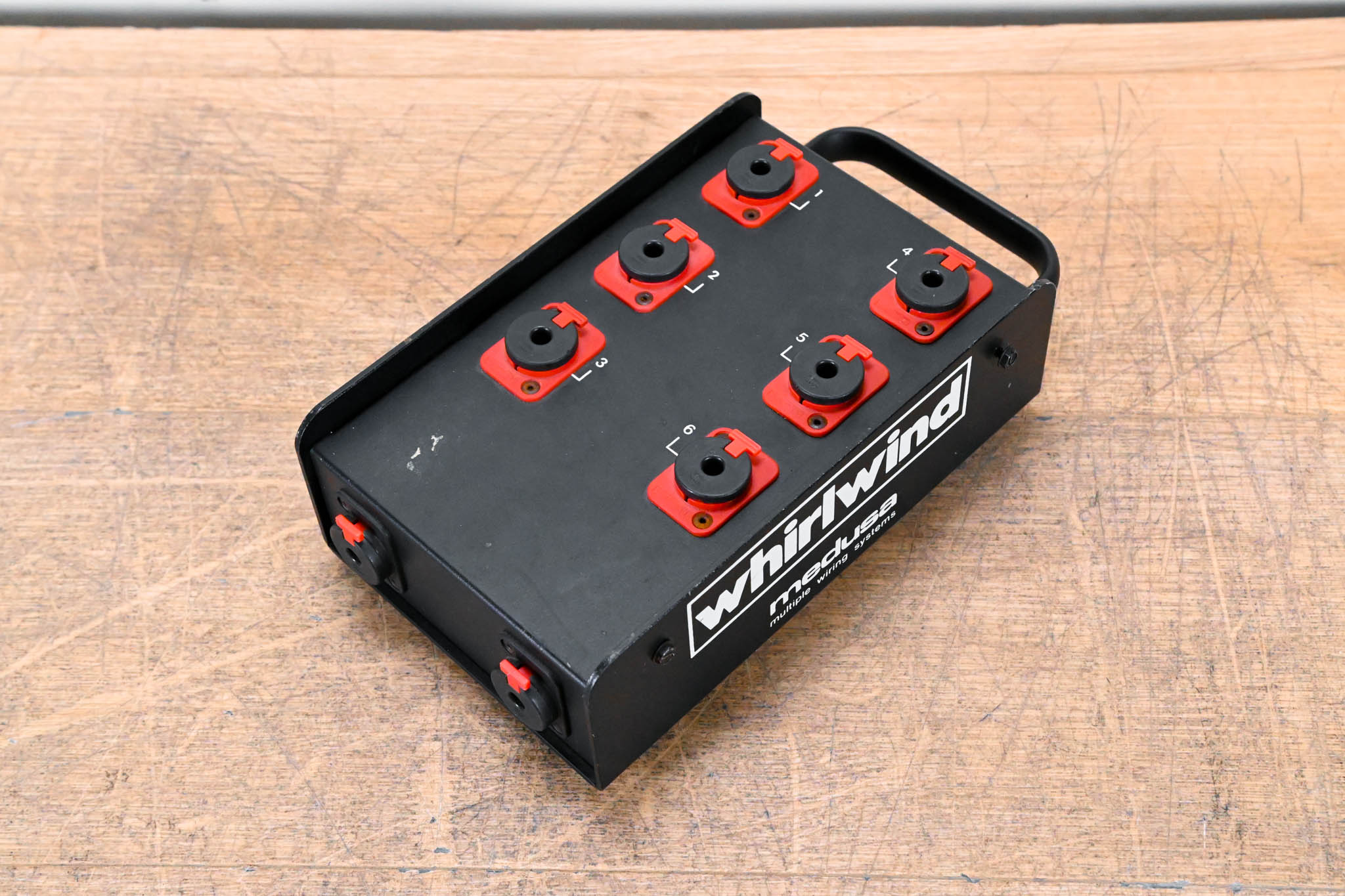 B＋com PLAY Whirlwind Medusa Six 1/4'' Studio Headphone Splitter Box CG01C9L