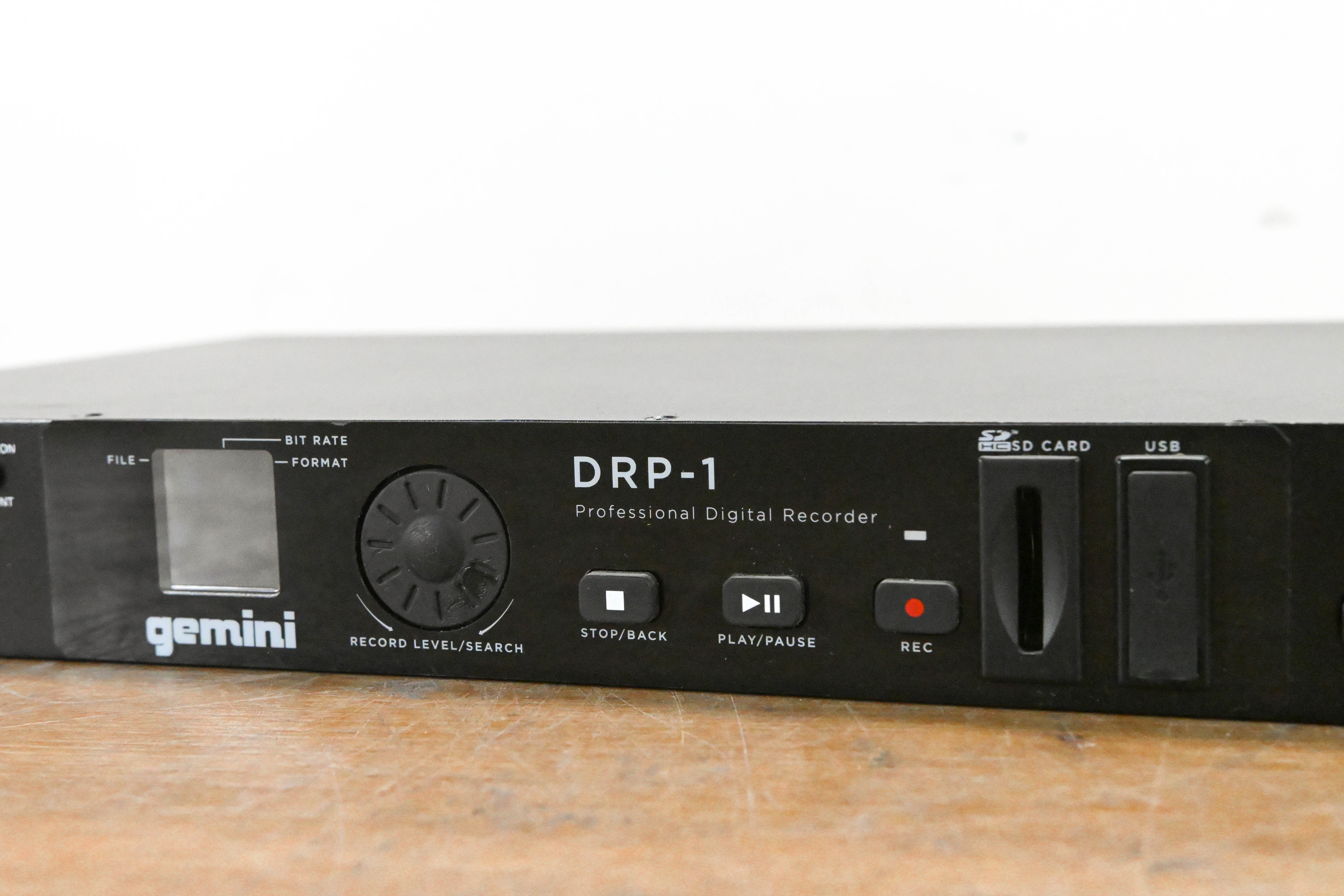 Gemini DRP-1 Rack Mount Digital Recorder (NO POWER SUPPLY)