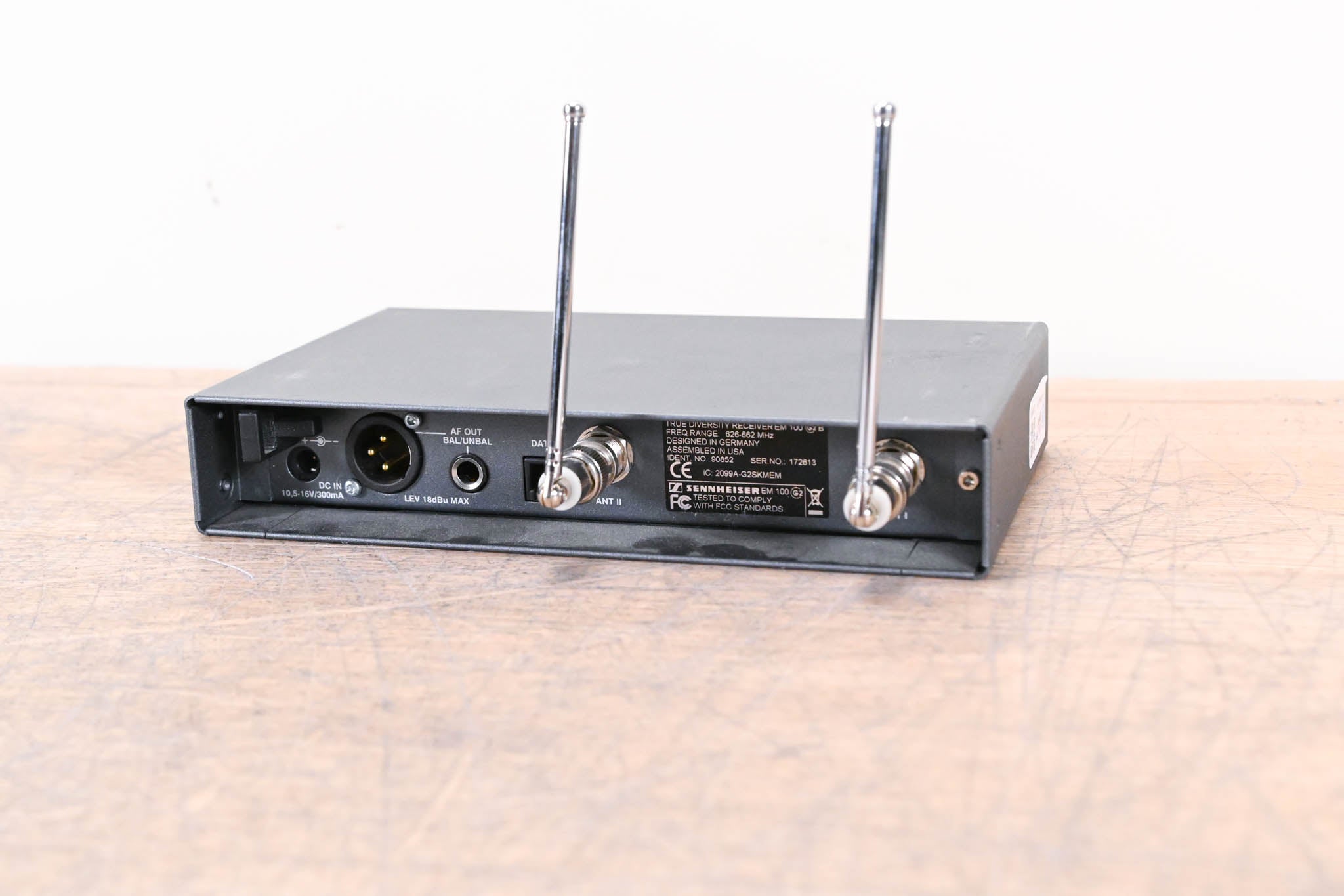 Sennheiser EM 100 G2 Wireless Receiver - 626-662 MHz (NO POWER SUPPLY)