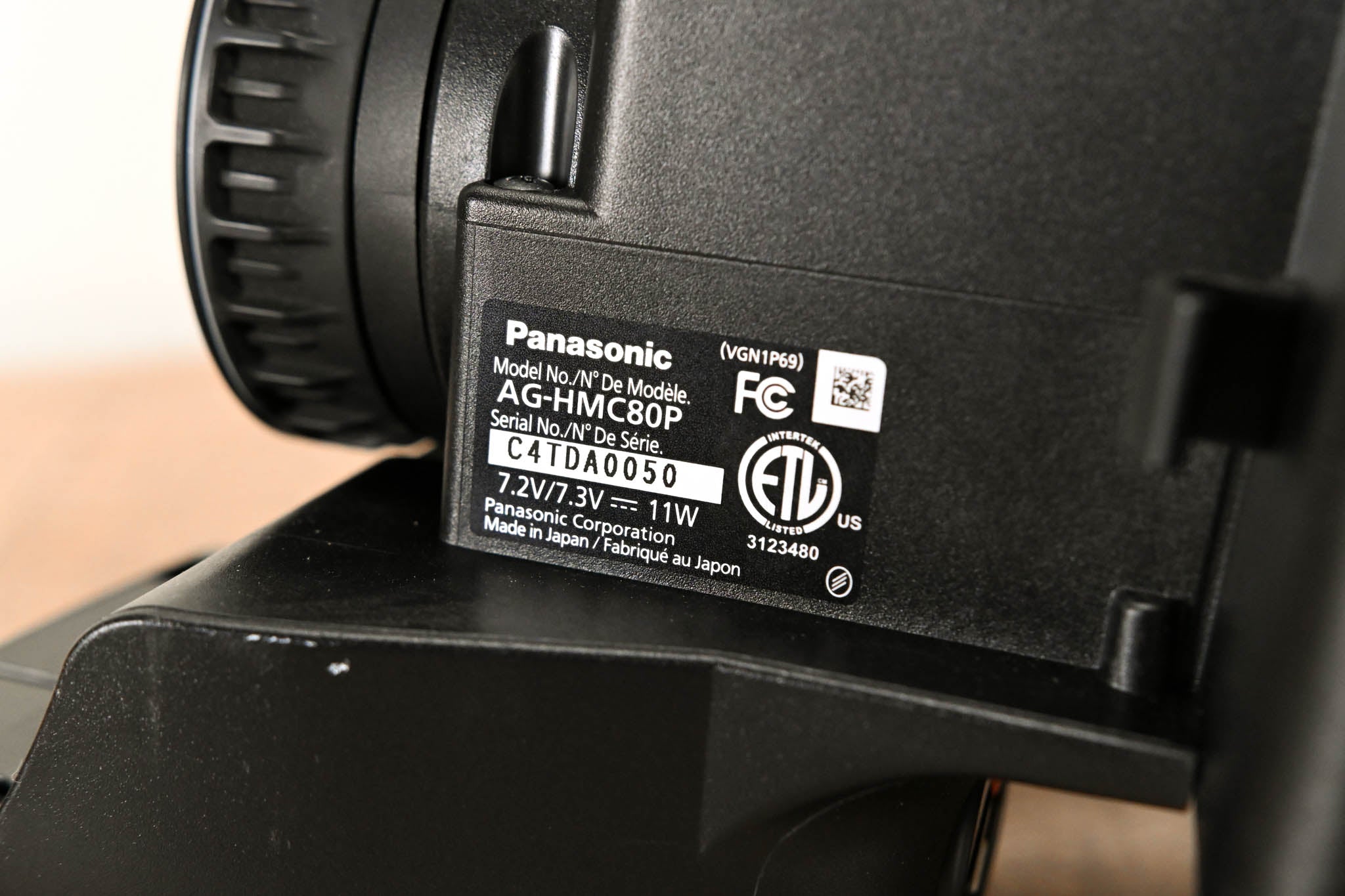 Panasonic AG-HMC80P 3MOS AVCCAM HD Shoulder-Mount Camcorder with Lens