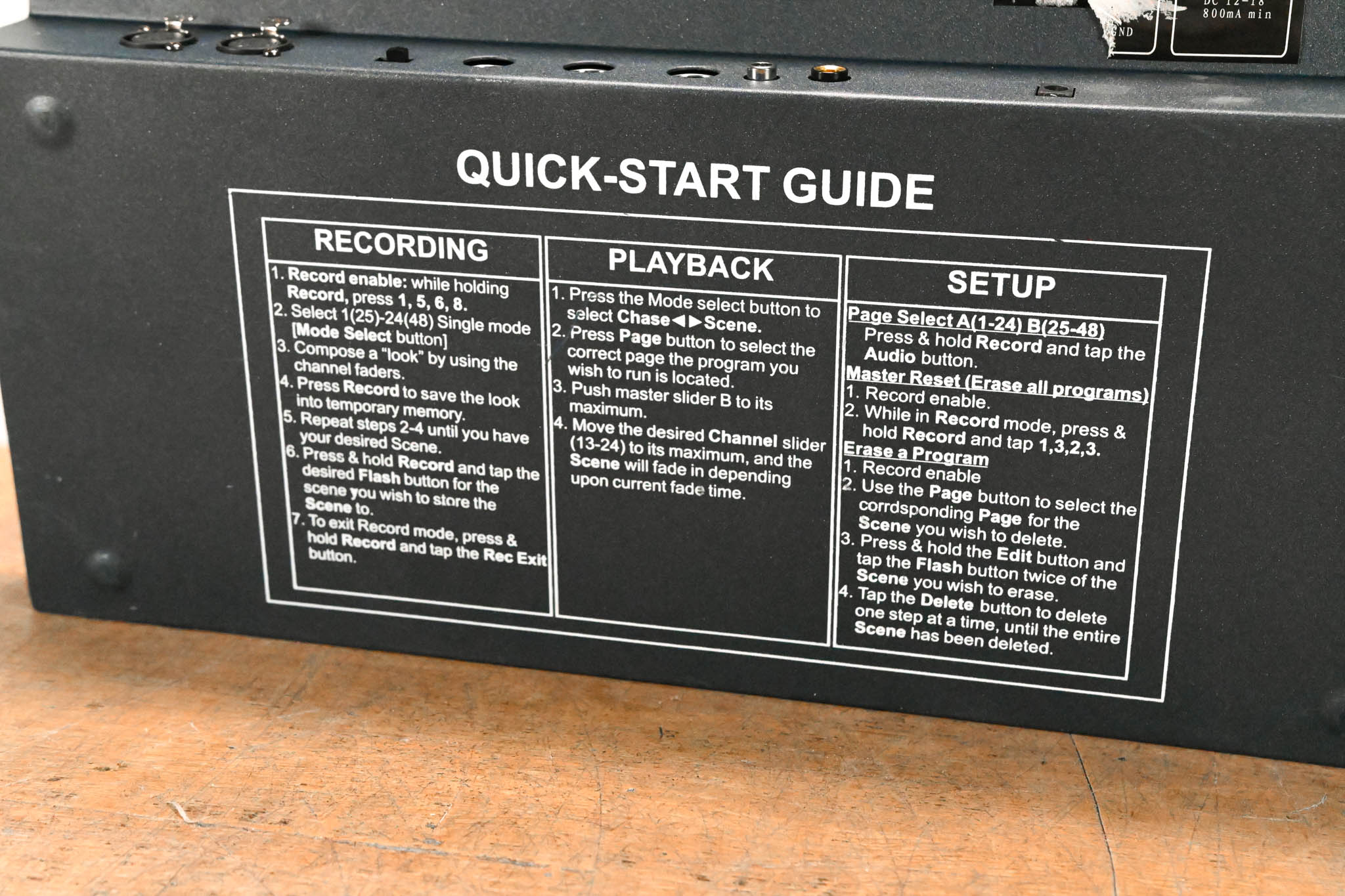 Chauvet Stage Designer 50 48-Channel Dimming Console (NO POWER SUPPLY)