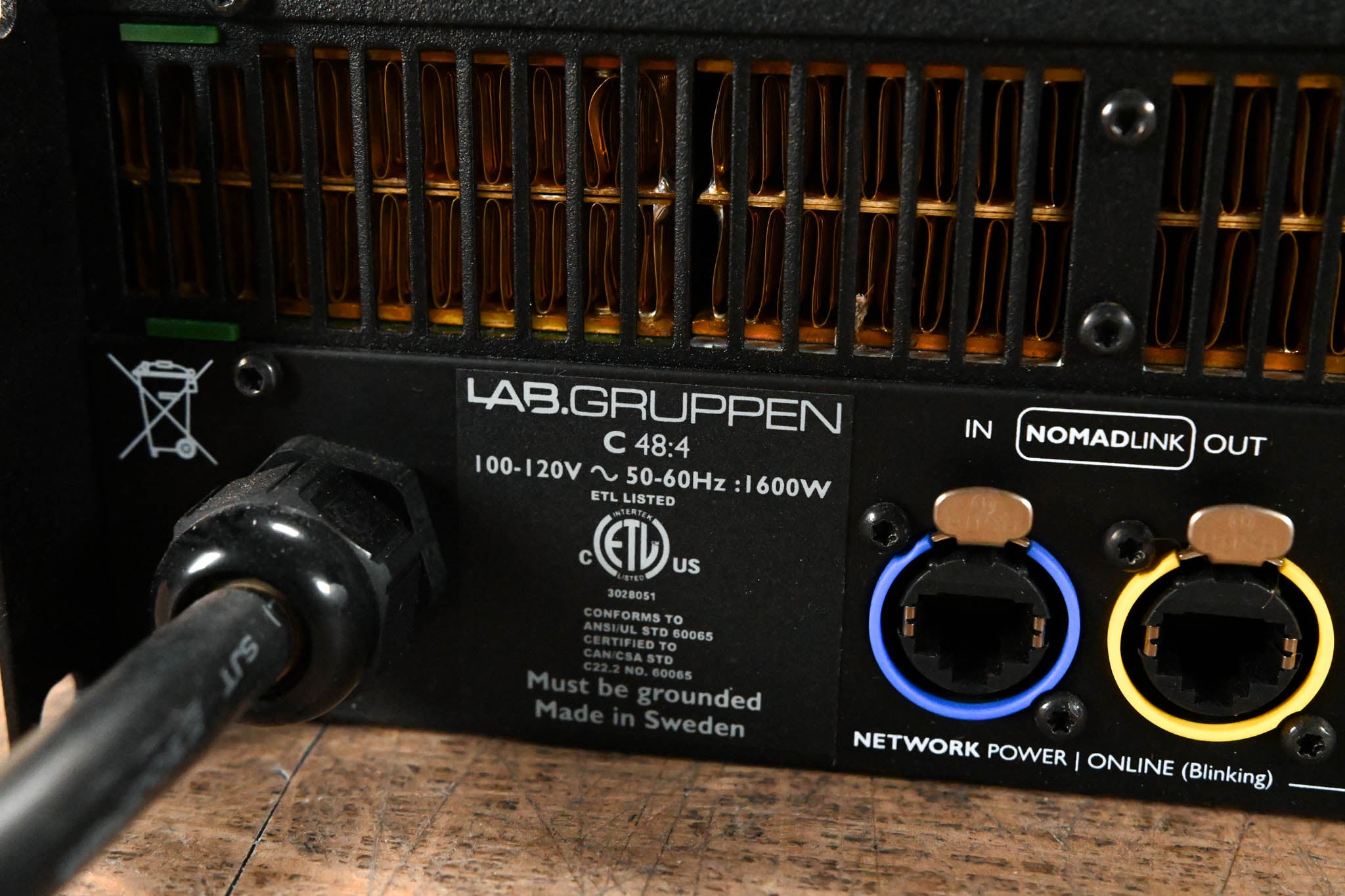 Lab Gruppen C 48:4 4800W 4-Channel Power Amplifier