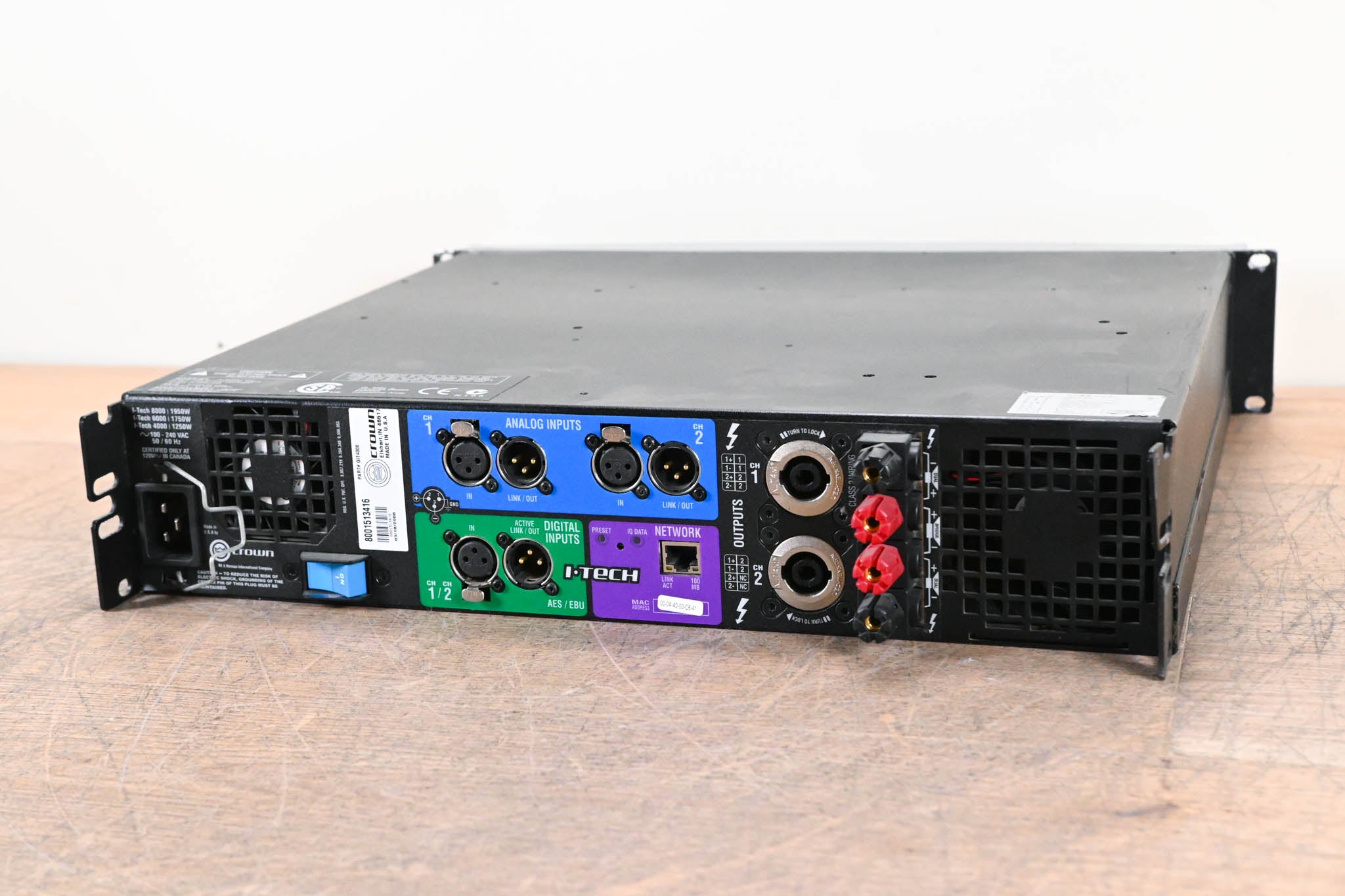 Crown I-Tech 4000 2-Channel Power Amplifier