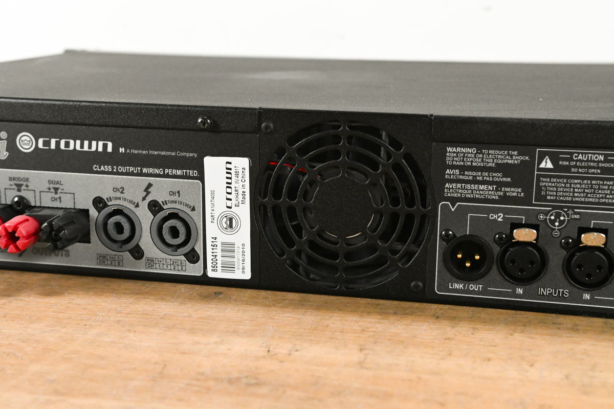 Crown XTi 4000 Stereo Power Amplifier with DSP