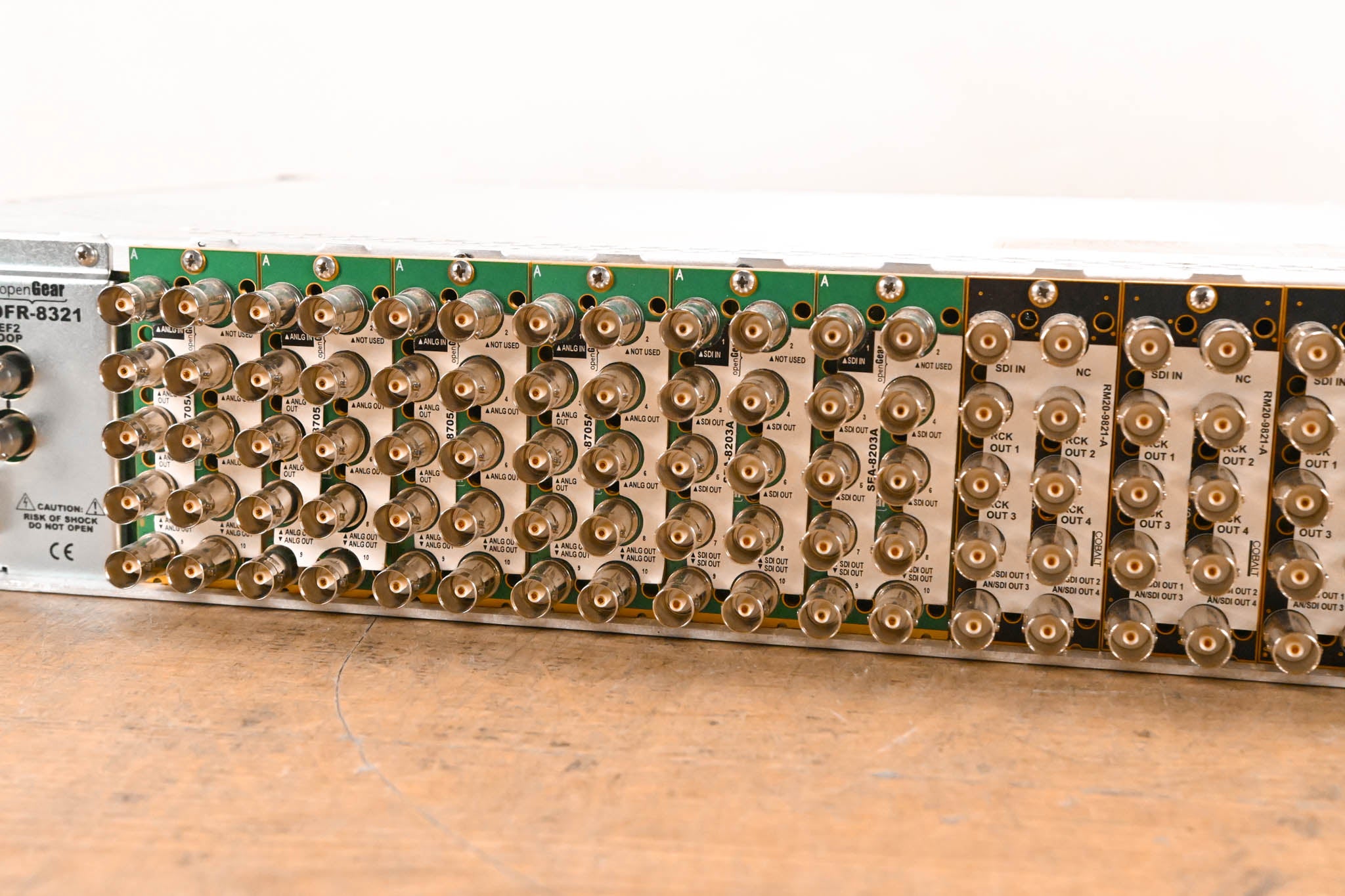 Ross DFR-8321 OpenGear 2RU Module Frame with Cards