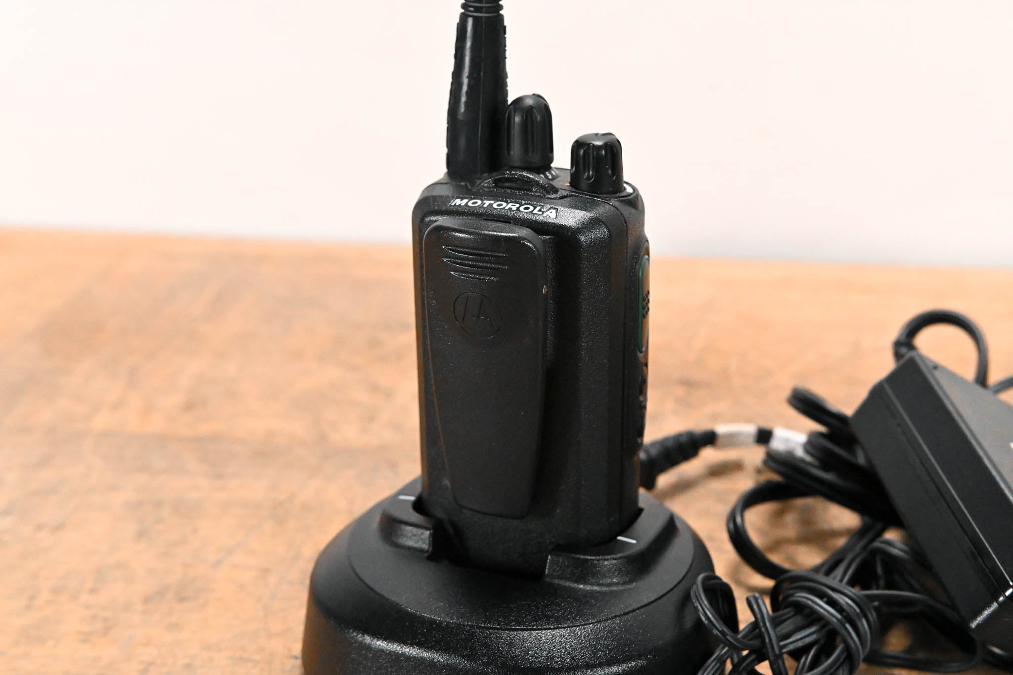 Motorola CP185 Portable Two-Way Radio with PMLN5228A Charger