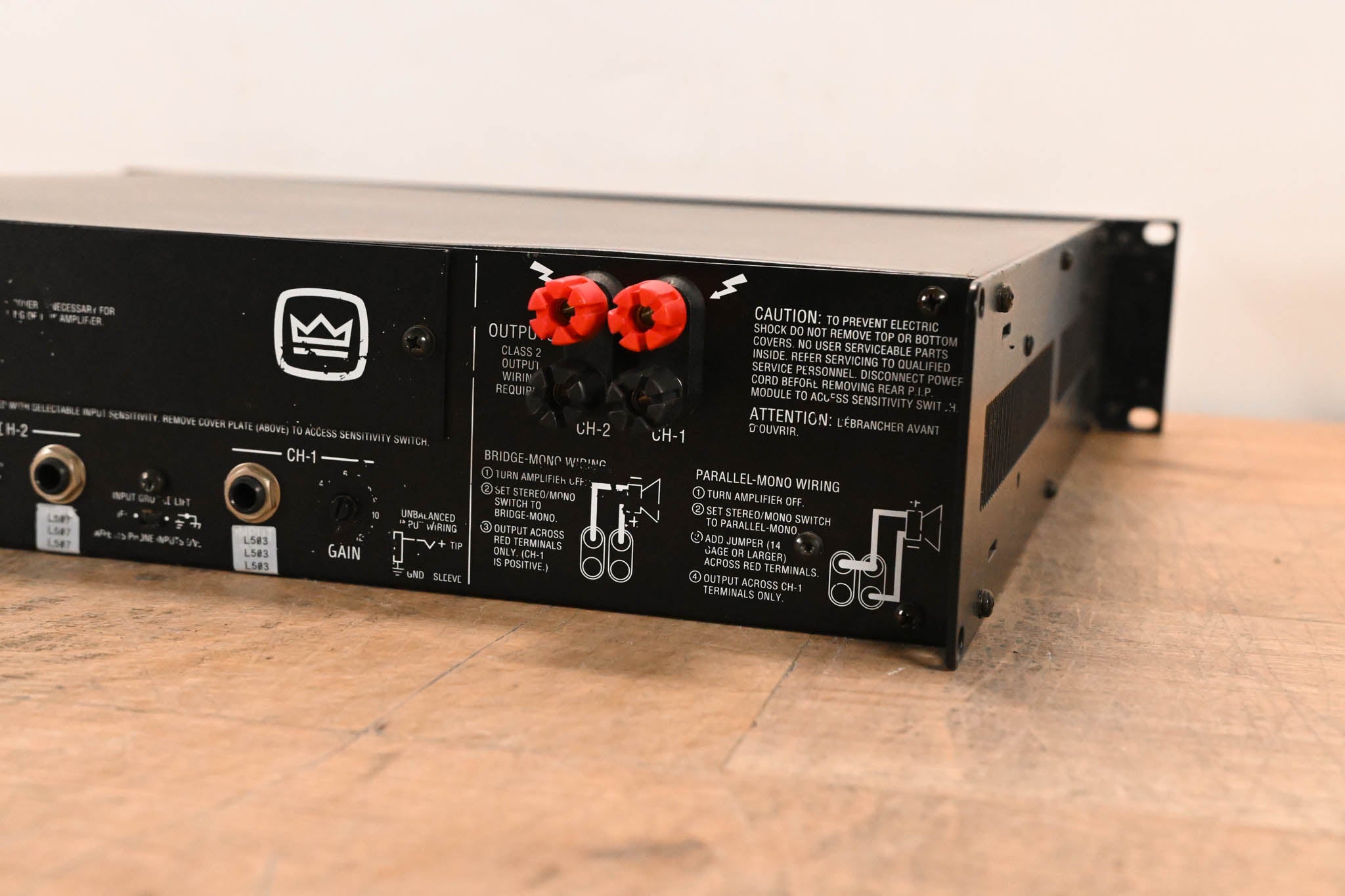 Crown 800 CSL 2-Channel Power Amplifier