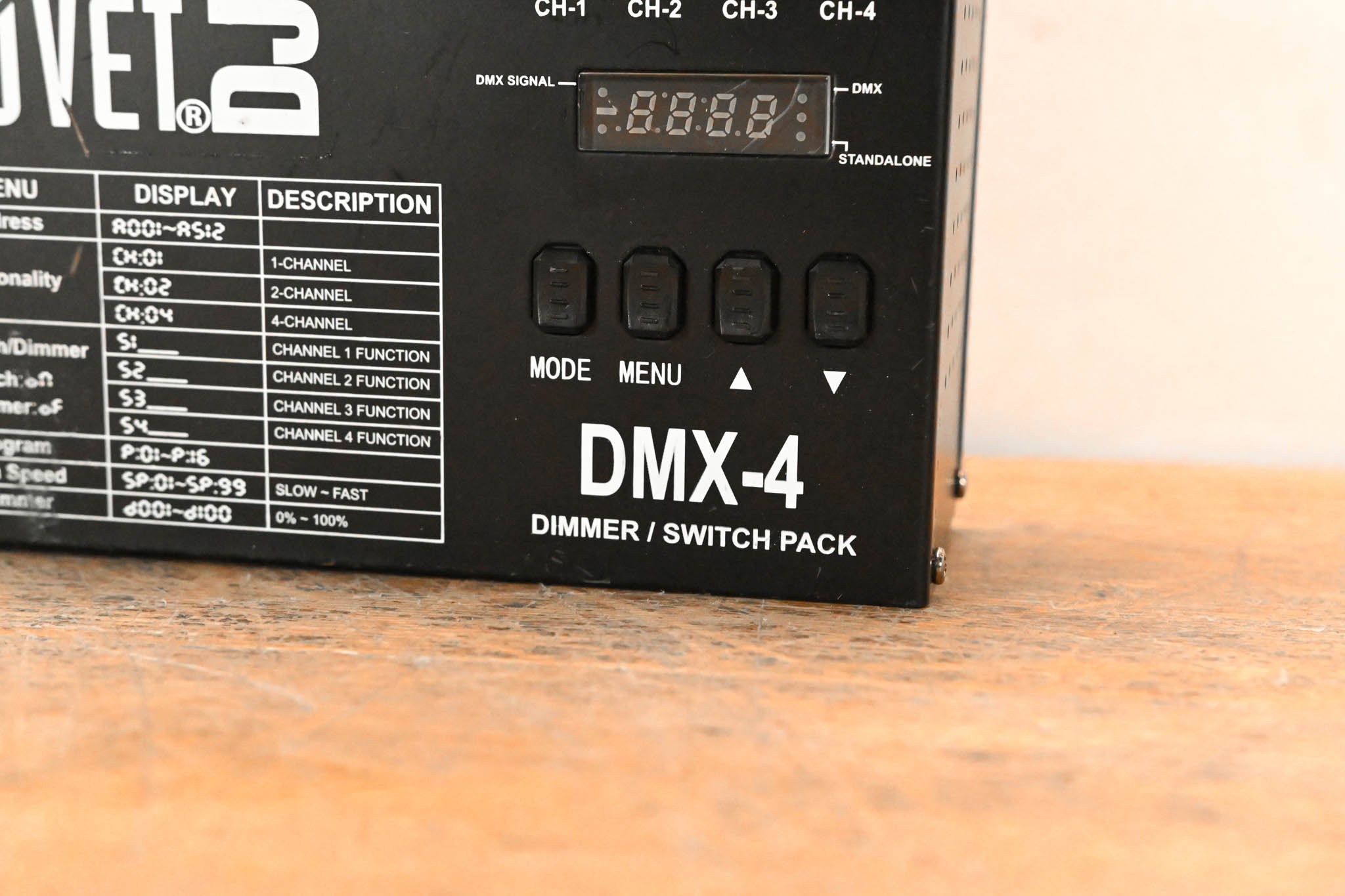 Chauvet DMX-4 4-Channel DMX Dimmer/Relay Pack