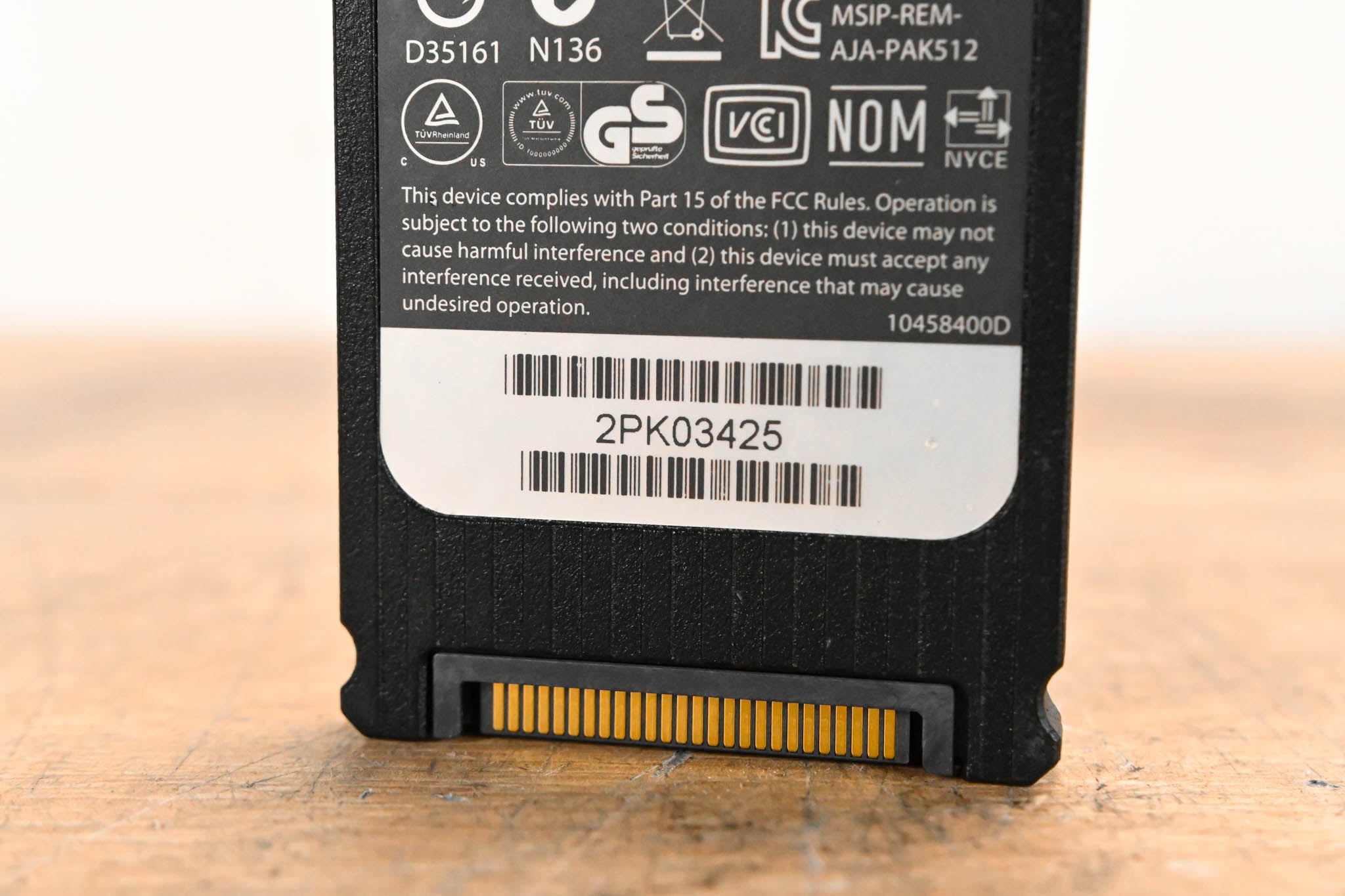 AJA PAK512 SSD Module for Ki Pro Systems