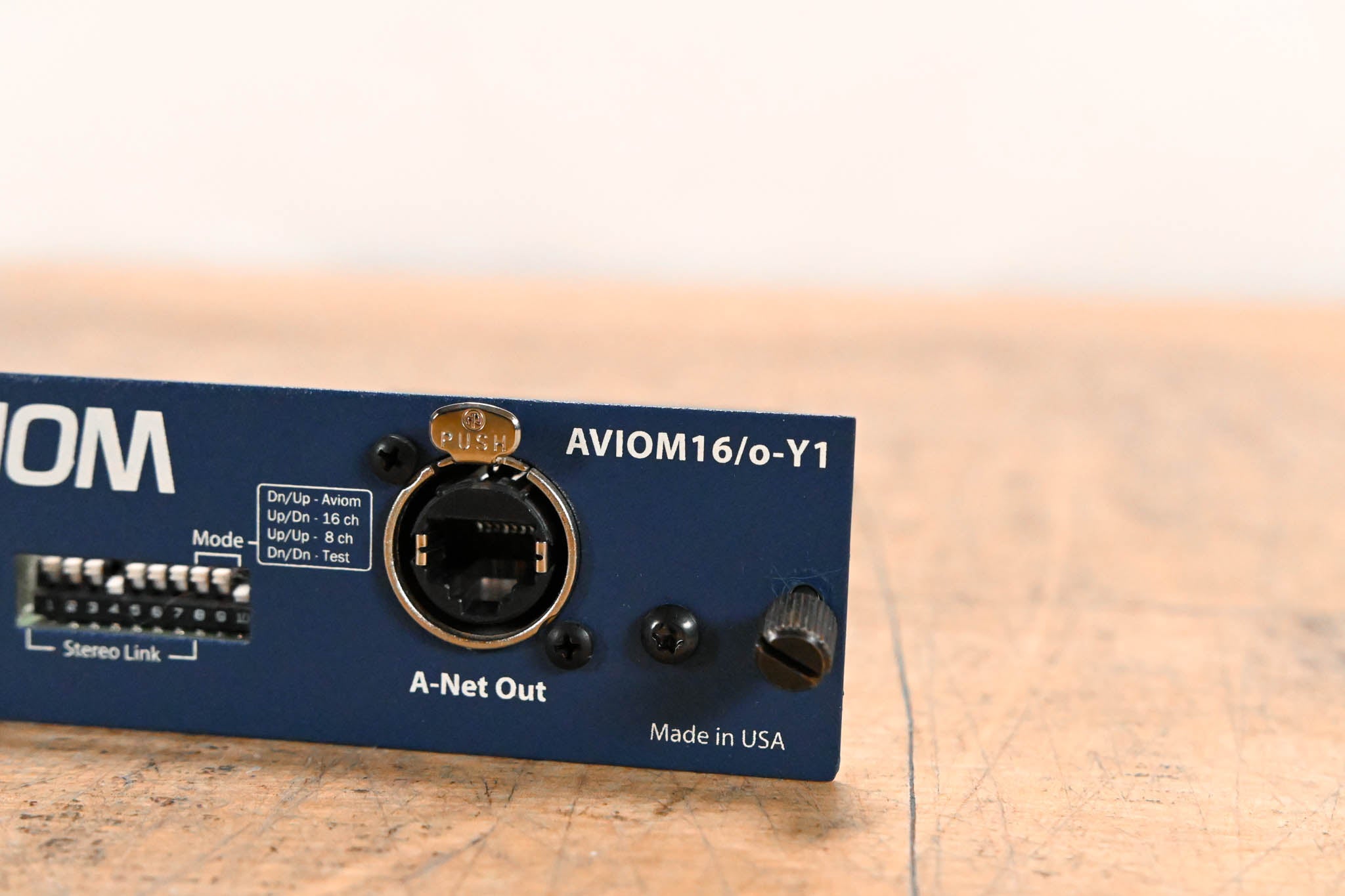 Aviom 16/o-Y1 A-Net Card for Yamaha Digital Products