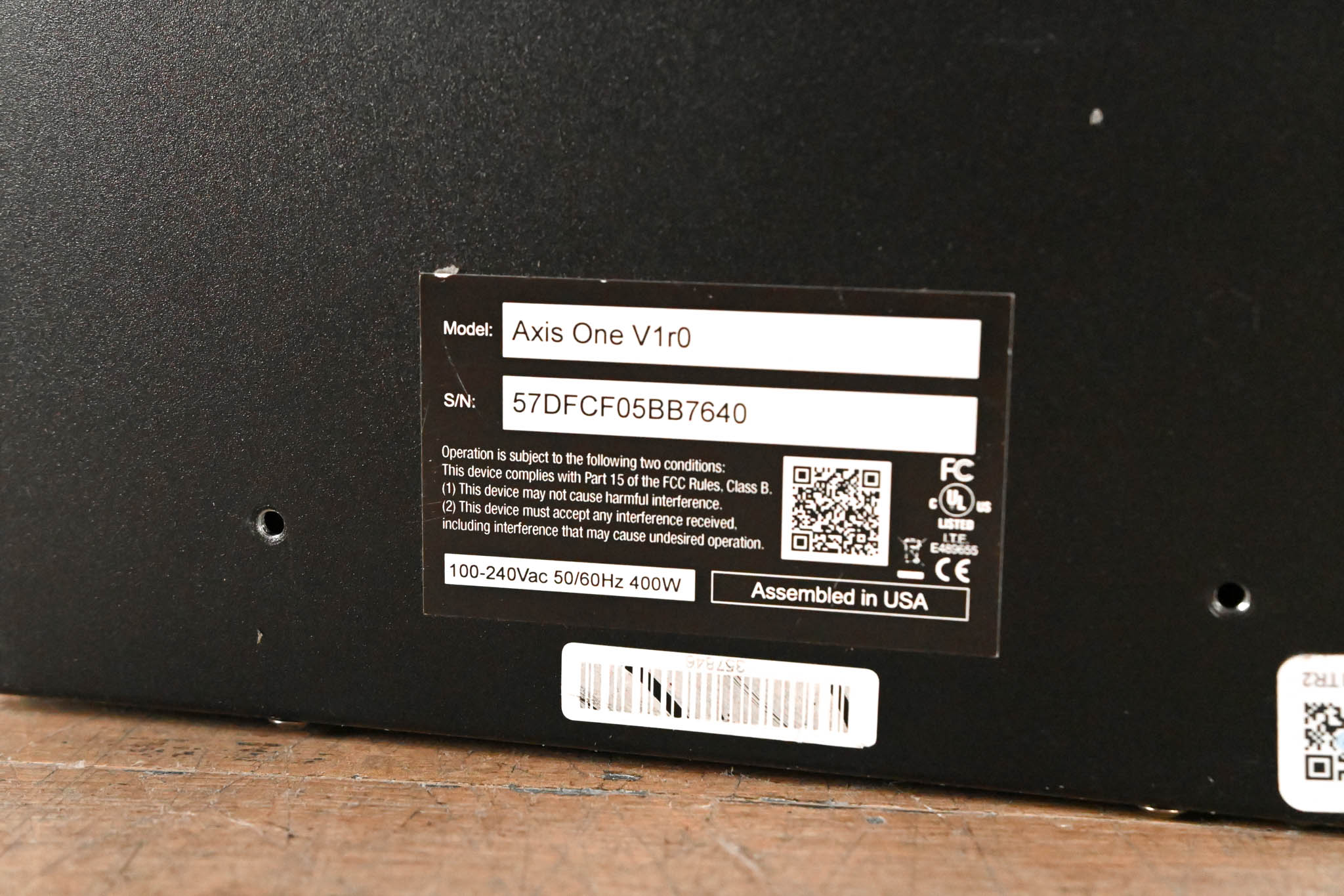 Waves SoundGrid Axis One SoundGrid Computer for Live Audio