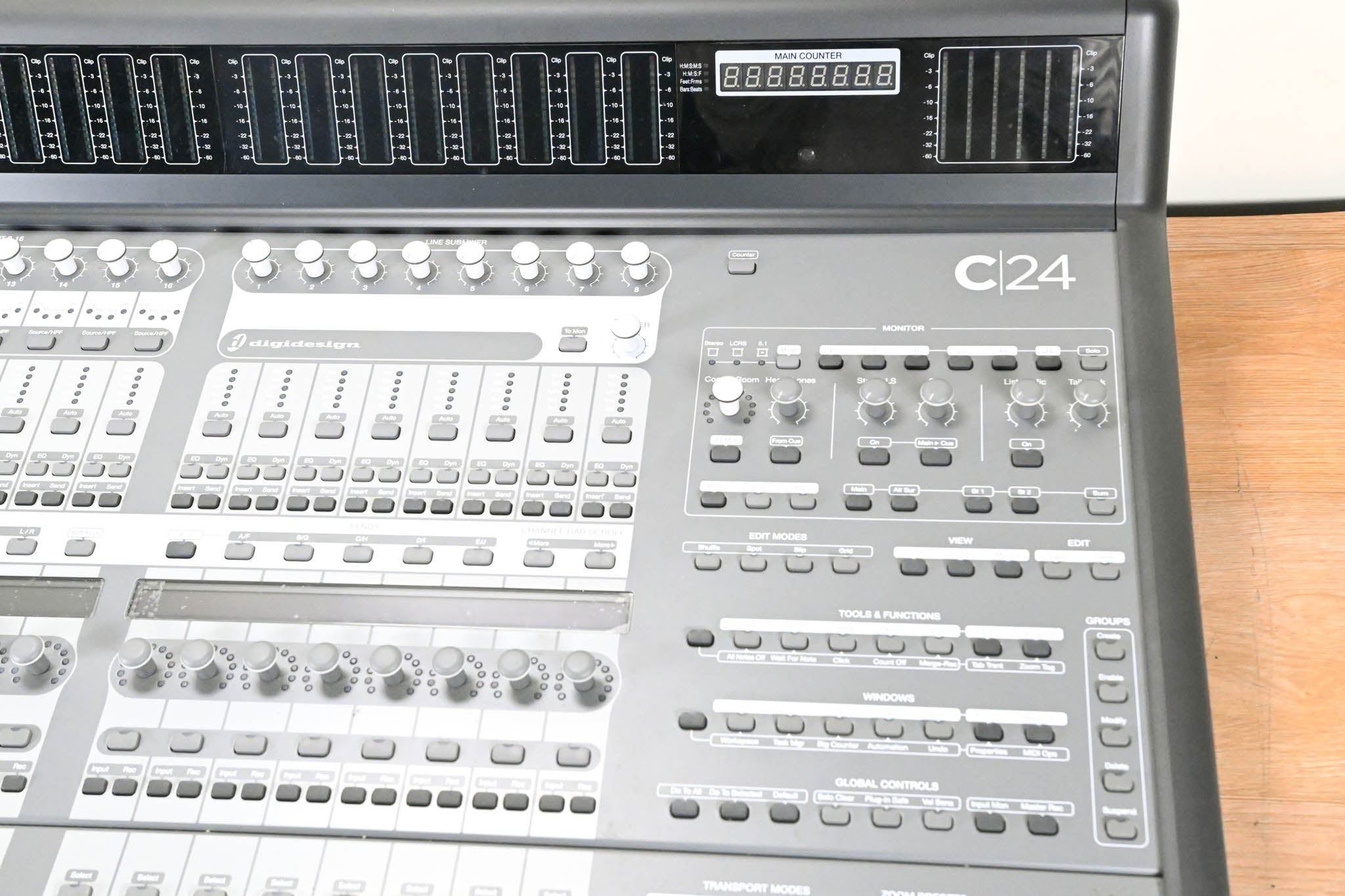 AVID C24 Pro Tools Control Surface (NO POWER SUPPLY)