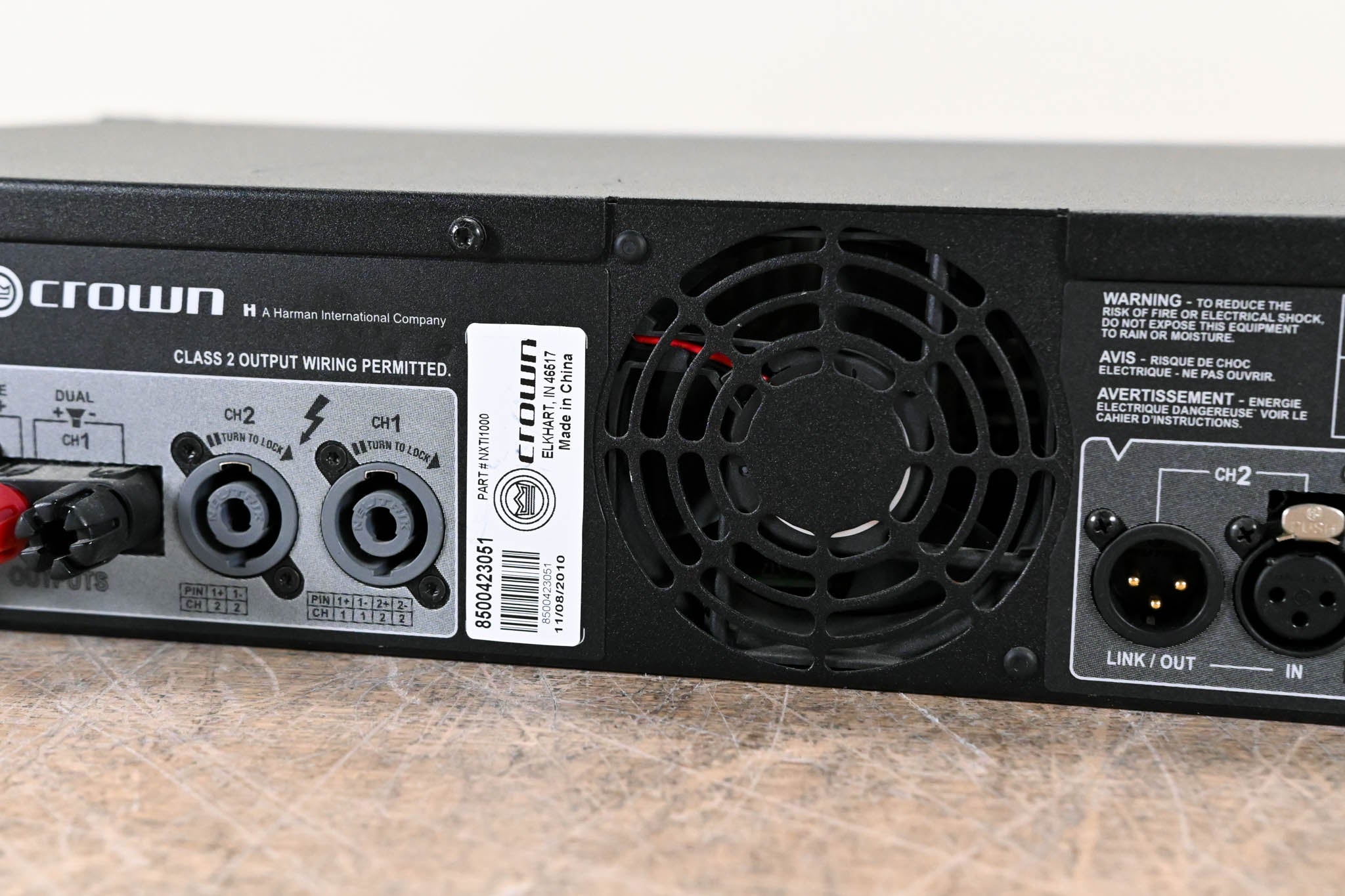 Crown XTi 1000 Stereo Power Amplifier with DSP