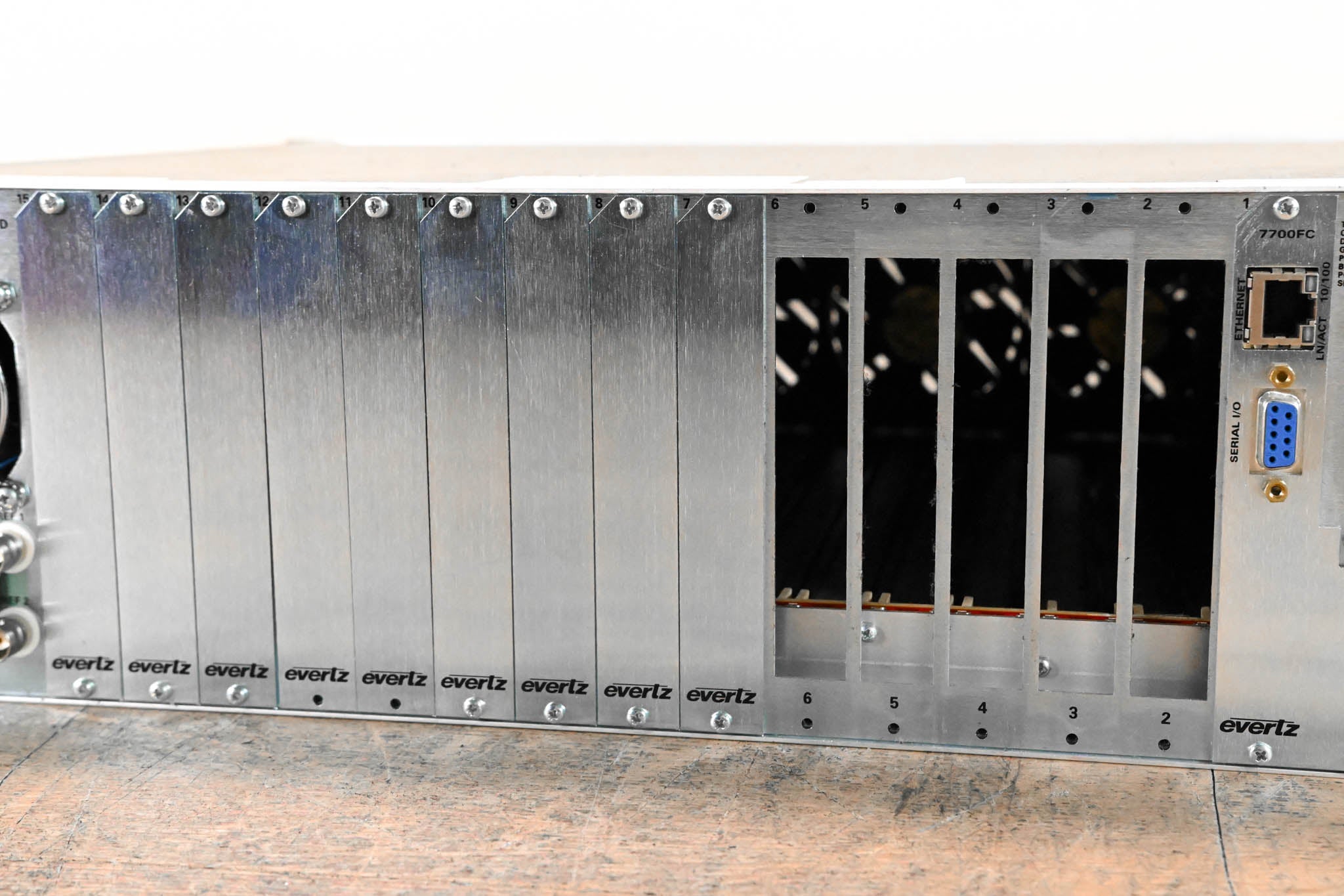 Evertz 7800FR-QT 3U Rack-Mountable Quiet Multiframe