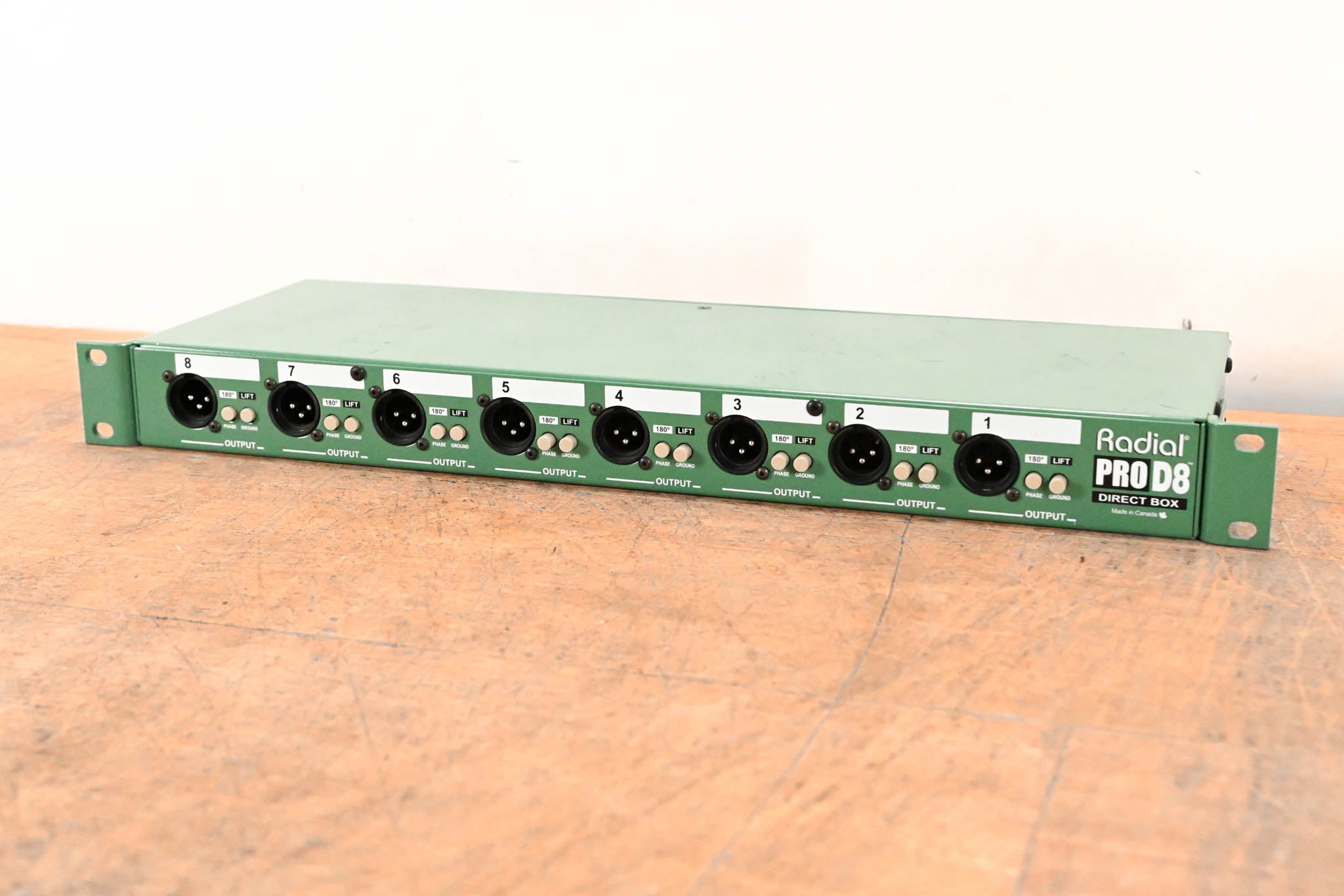 Radial Engineering ProD8 8-Channel Passive Instrument Direct Box