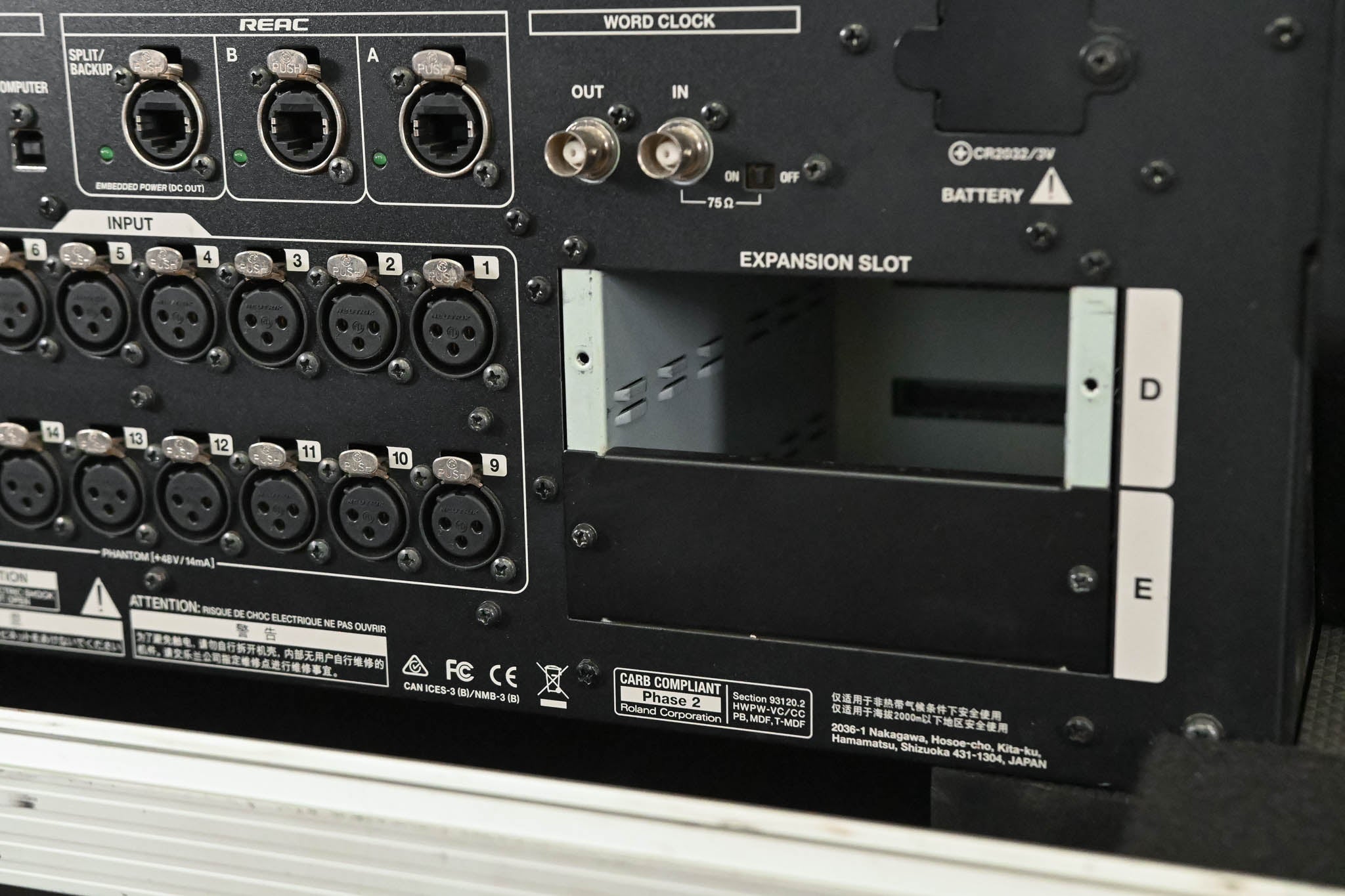 Roland M-5000C Live Mixing Console with Road Case