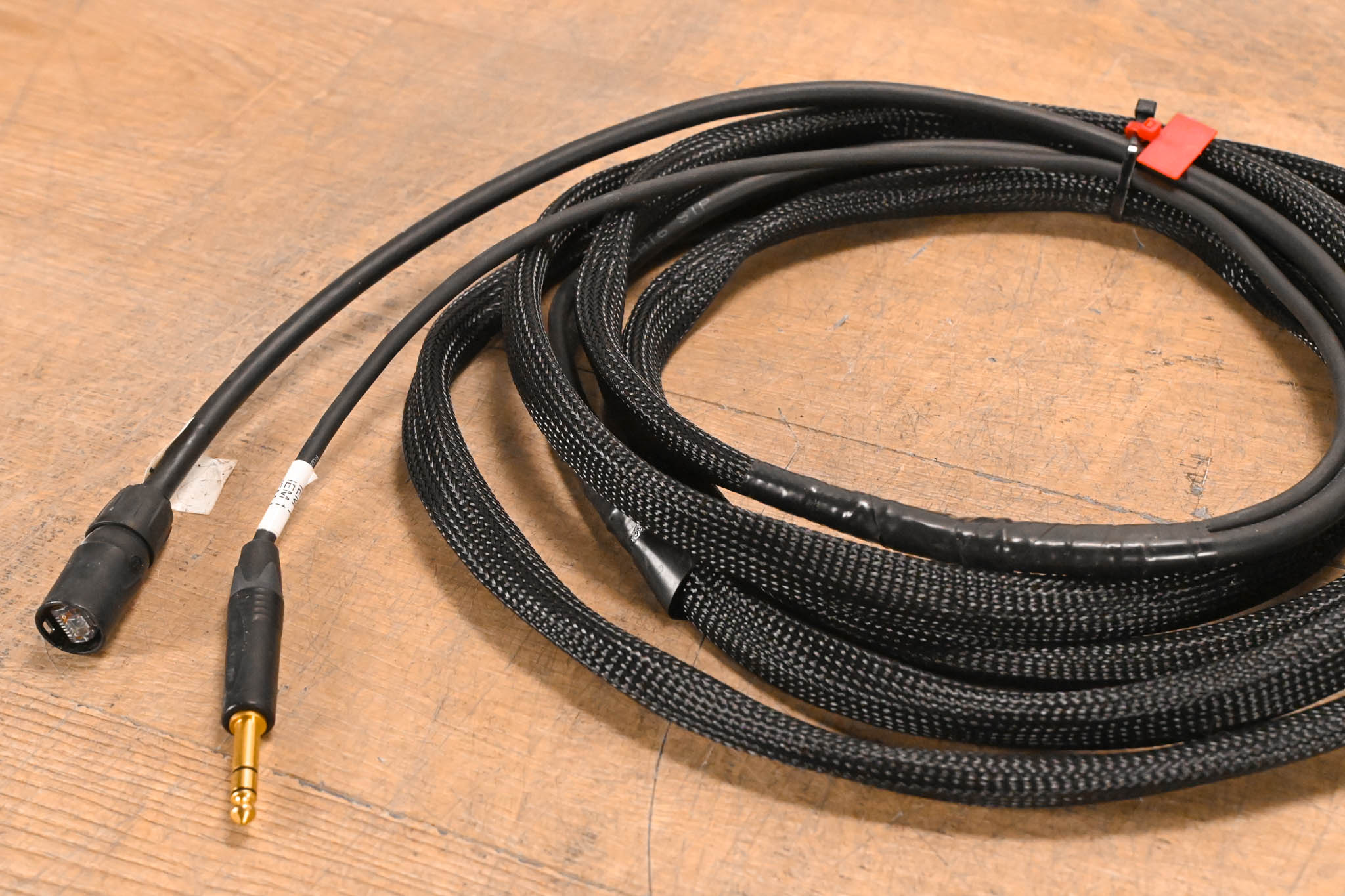 Unbranded 1/4" TRS and EtherCON RJ45 Loom - 15'