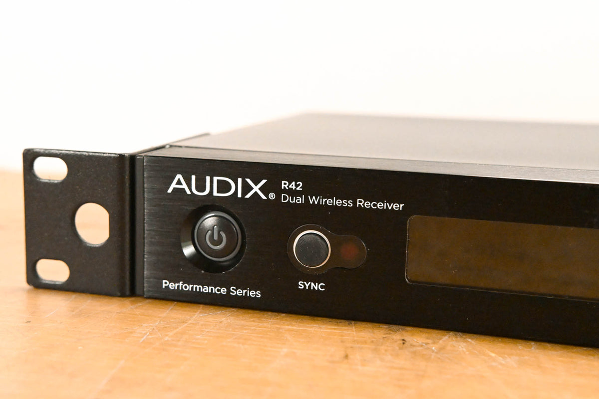 Audix R42 Dual Wireless Receiver w/ one B60 Bodypack - A Band (NO PSU)