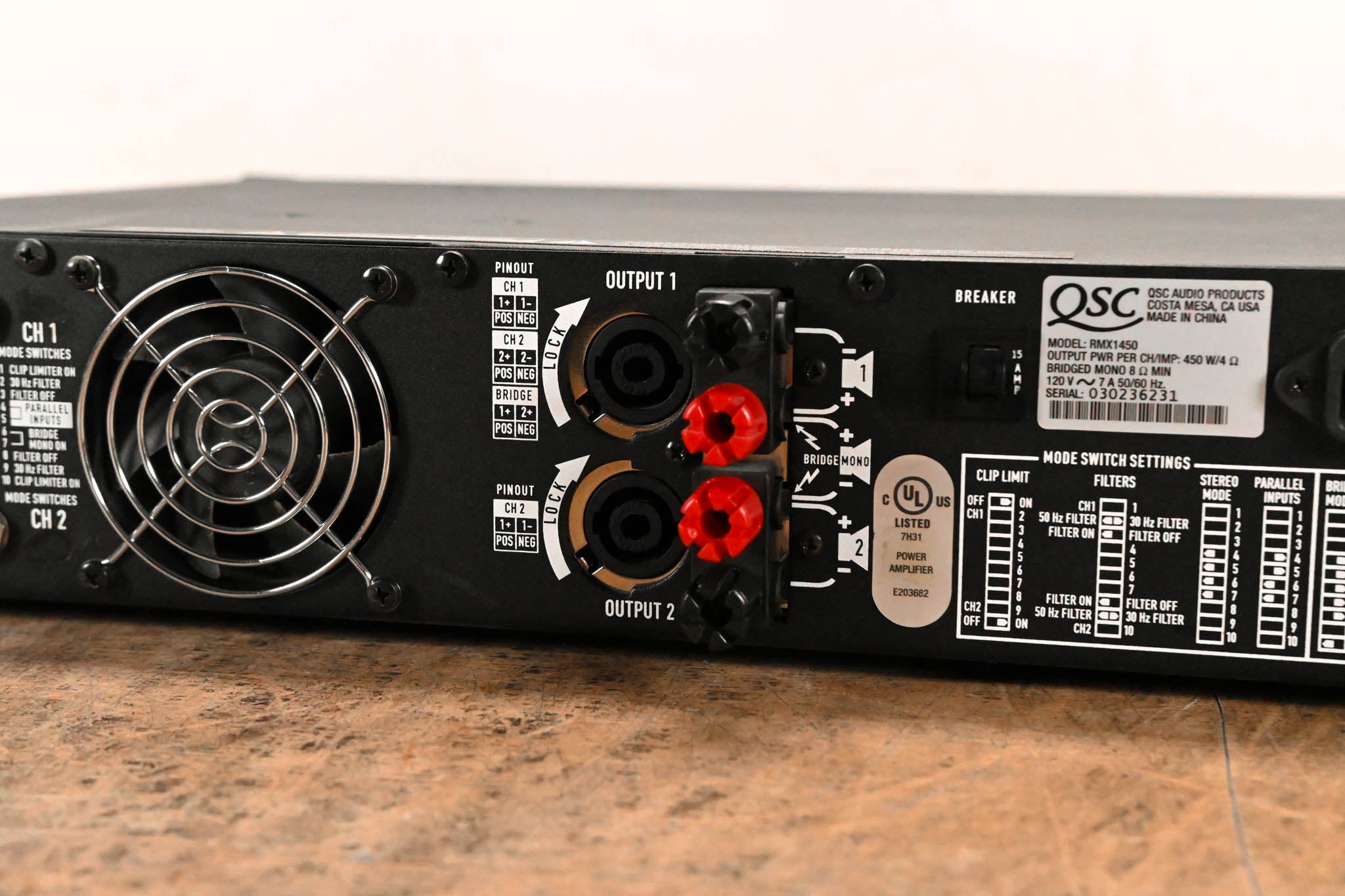QSC RMX1450 2-Channel Power Amplifier