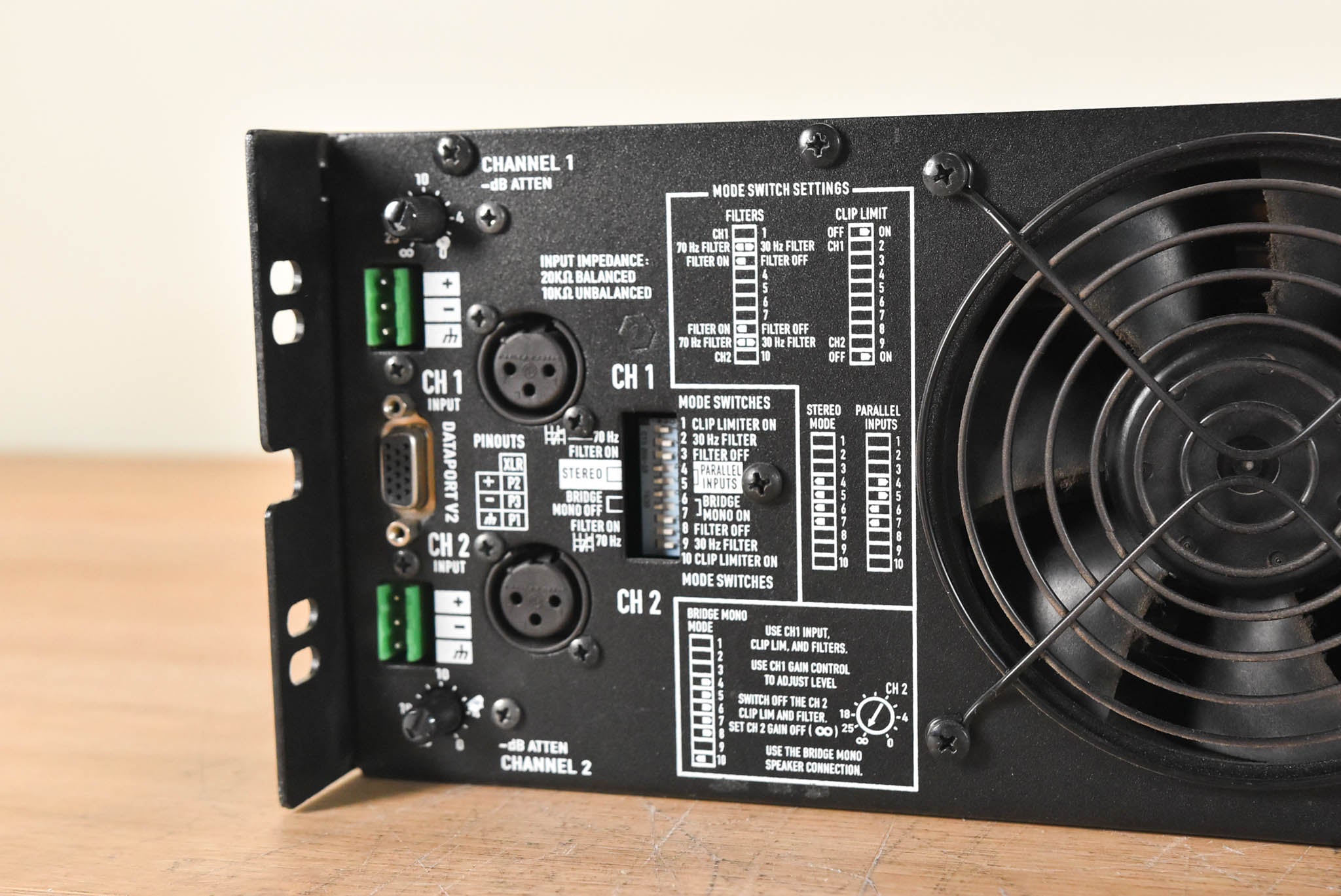 QSC ISA450 Two-Channel Commercial Power Amplifier