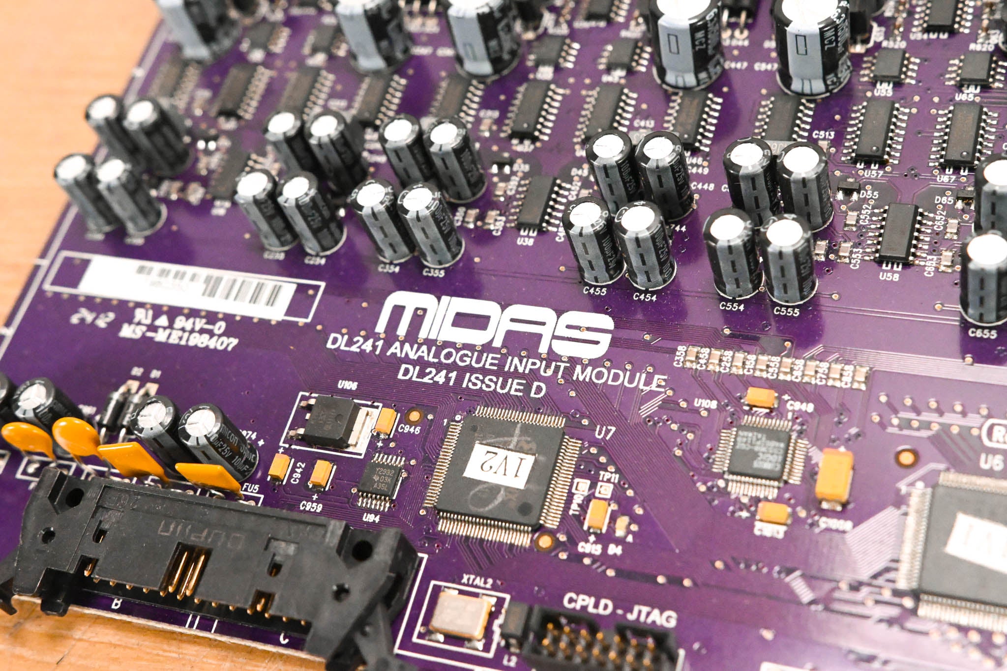 Midas DL241 Analogue Input Module 8-Channel XLR Card - Issue D