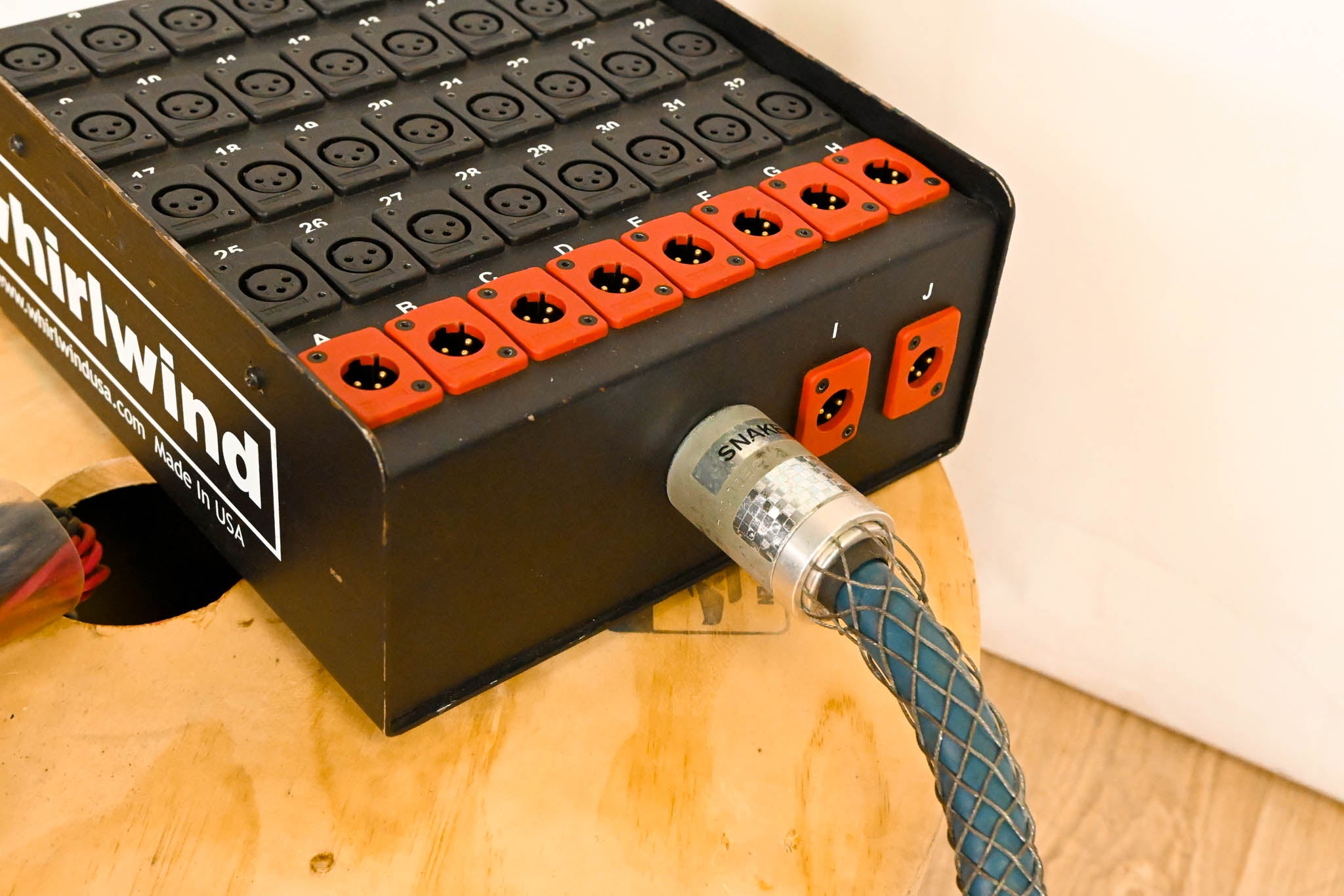 Whirlwind 32x10 XLR Stage Snake - 100ft