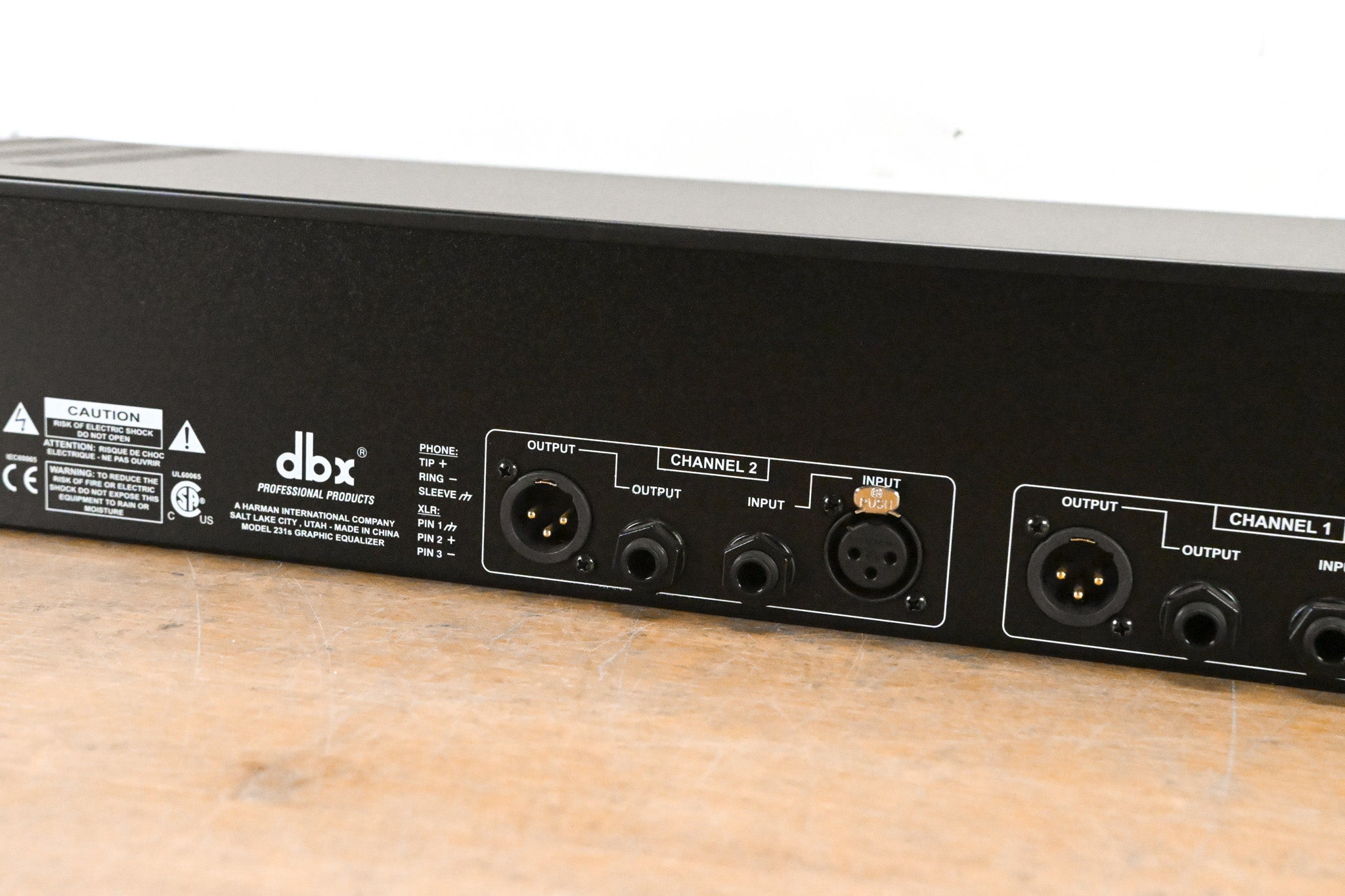 dbx 231s Two-Channel 31-Band Equalizer