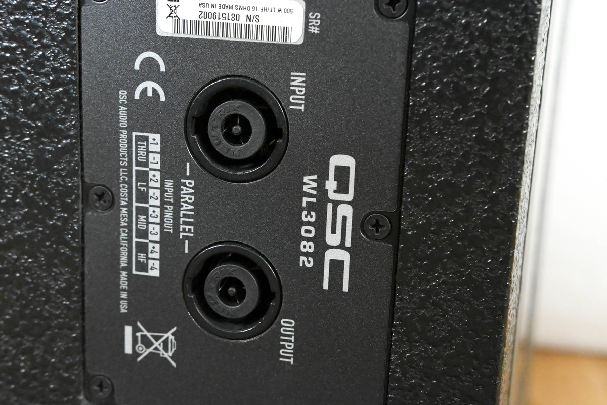 QSC WL3082 WideLine-8 3-Way Line Array Loudspeaker (PAIR)