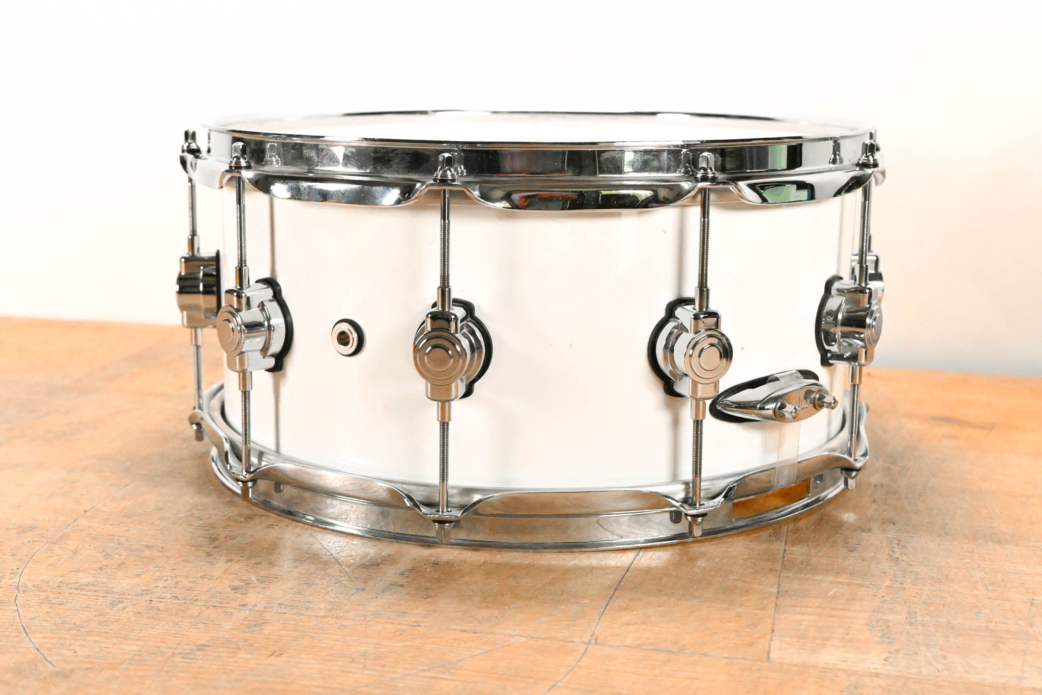 DW Performance Series Maple Snare Drum 6.5" x 14" Gloss White