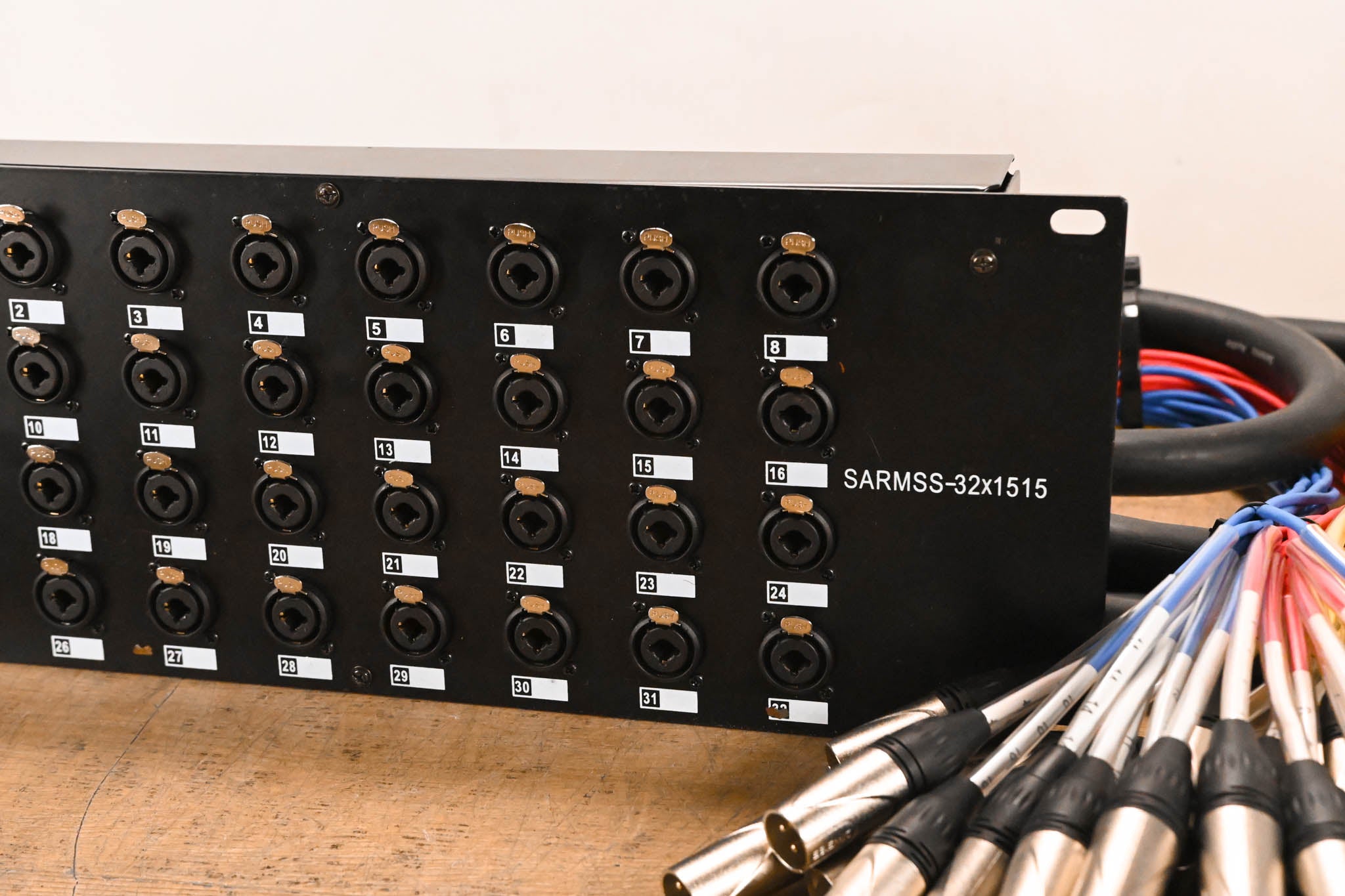 Seismic Audio SARMSS-32x1515 - 32-CH XLR TRS Combo Splitter Snake Cable
