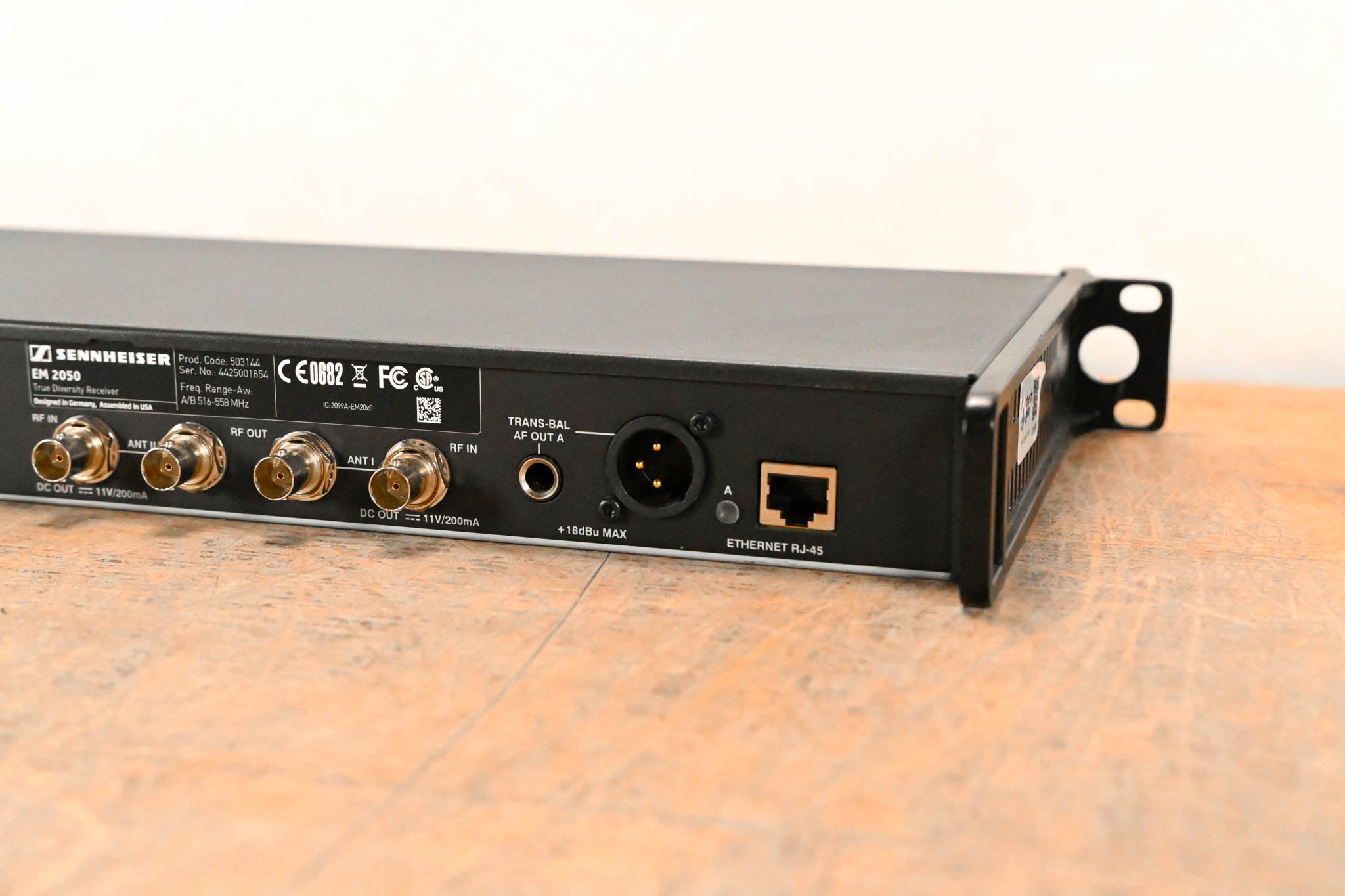 Sennheiser EM 2050 Dual-Channel Wireless Receiver Aw Range: 516-558 MHz