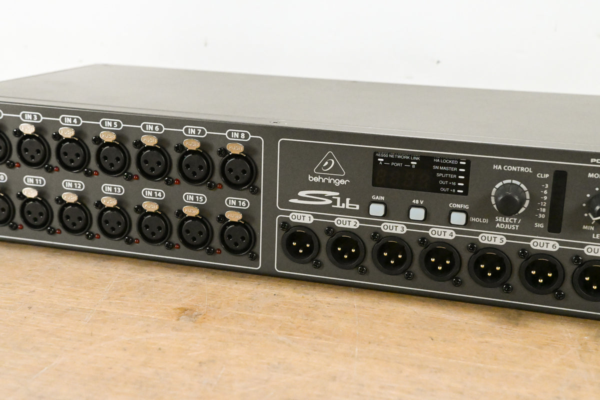 Behringer S16 16 x 8 Digital Stage Box