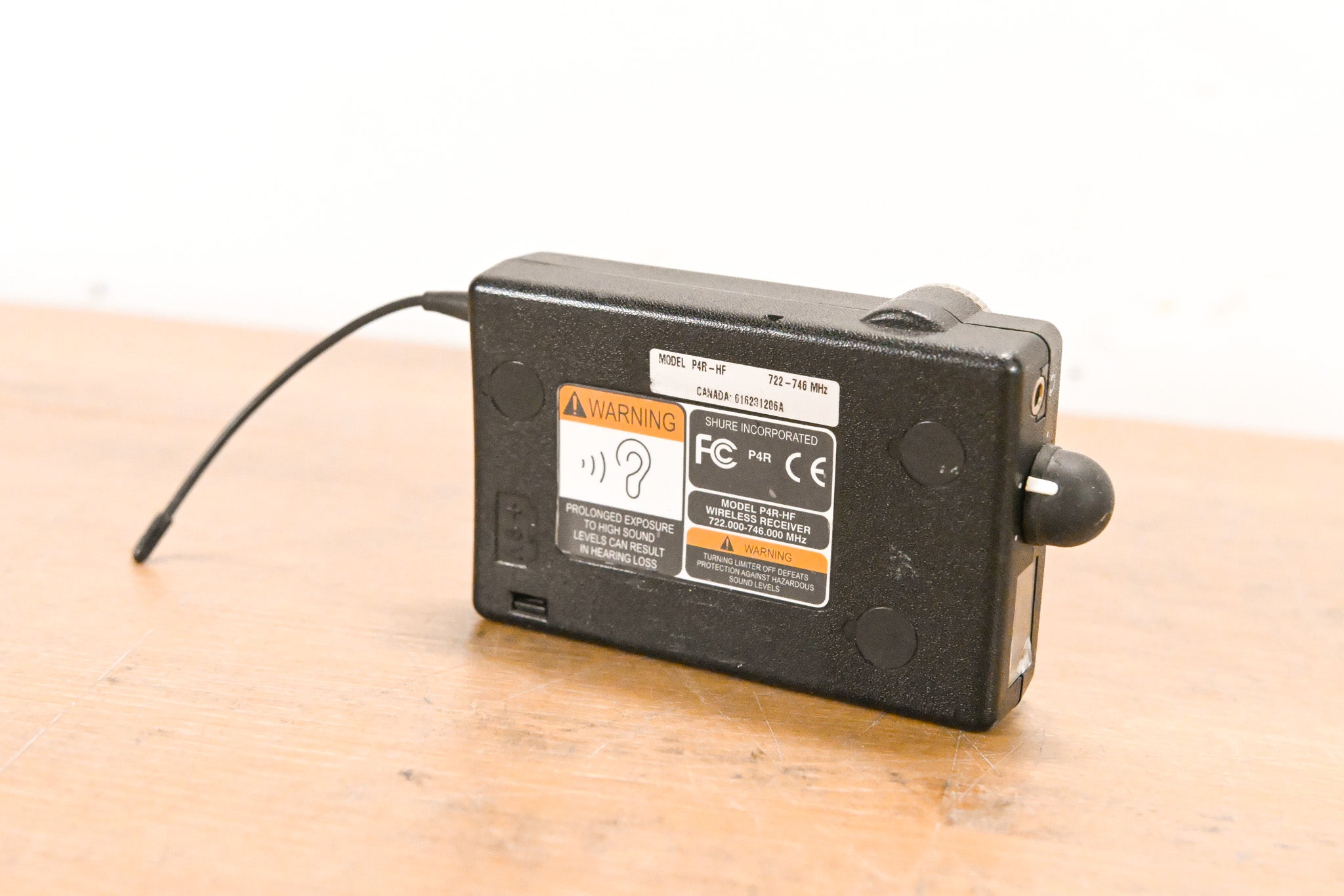 Shure P4R-HF Receiver for PSM 400 Personal Monitor System - 722-746 MHz