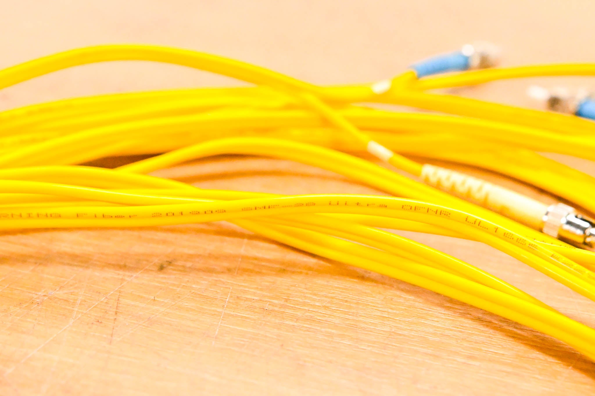 Corning SMF-28 Ultra ST-ST Duplex Single Mode Fiber Cable - 20'