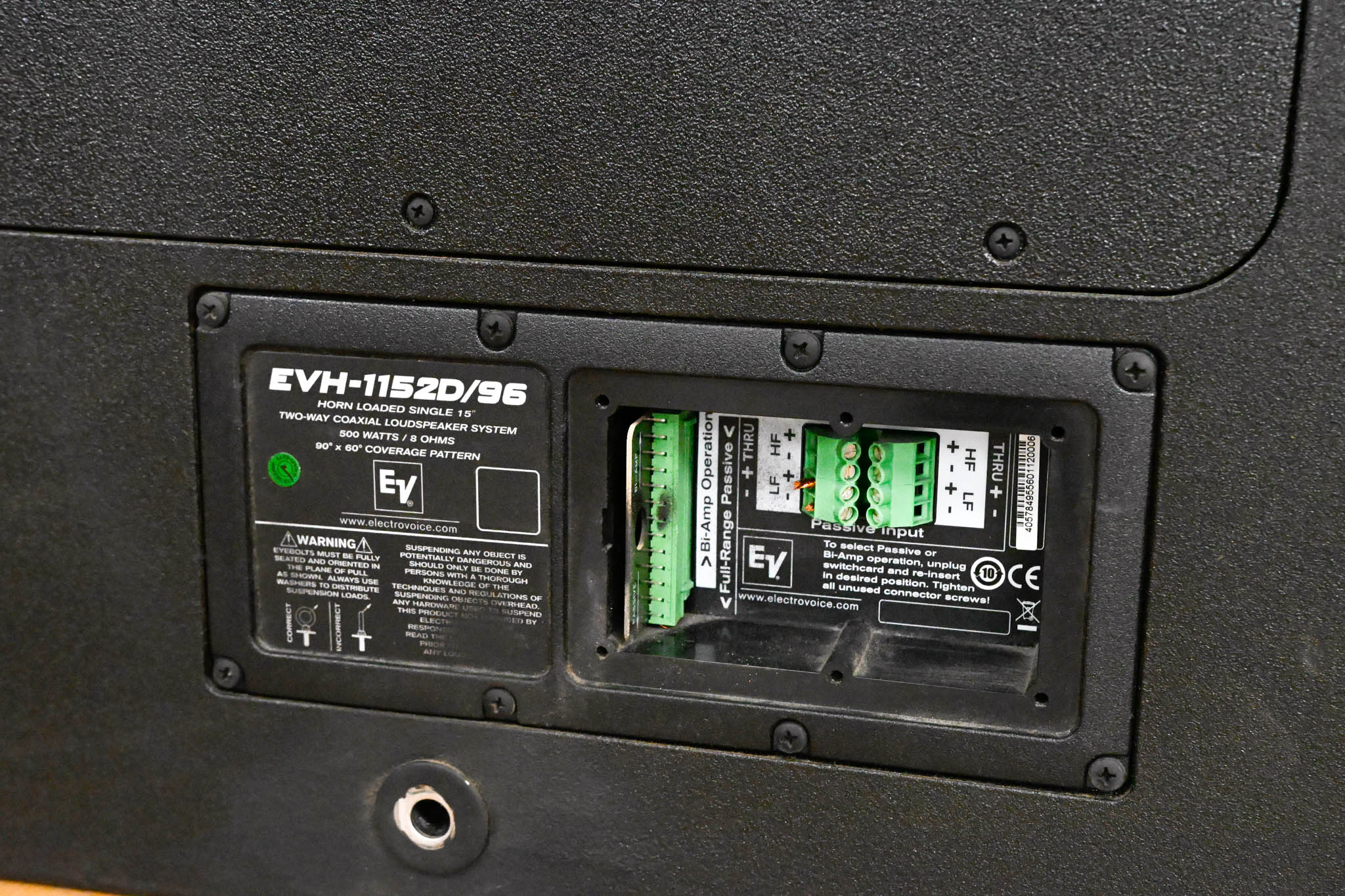 Electro-Voice (EV) EVH-1152D/96 15" Point-Source Loudspeaker (PAIR)