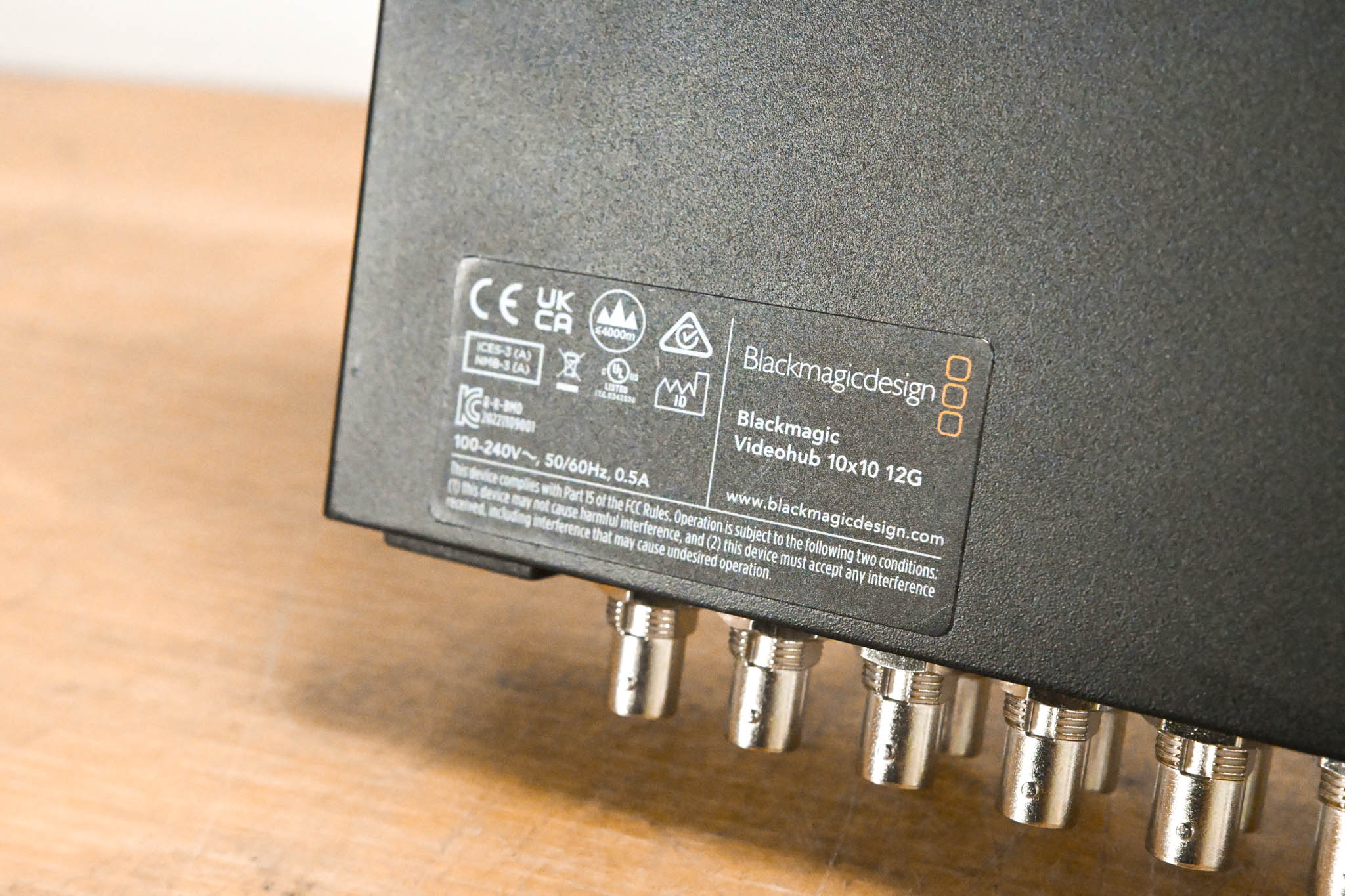Blackmagic Design Videohub 10x10 12G
