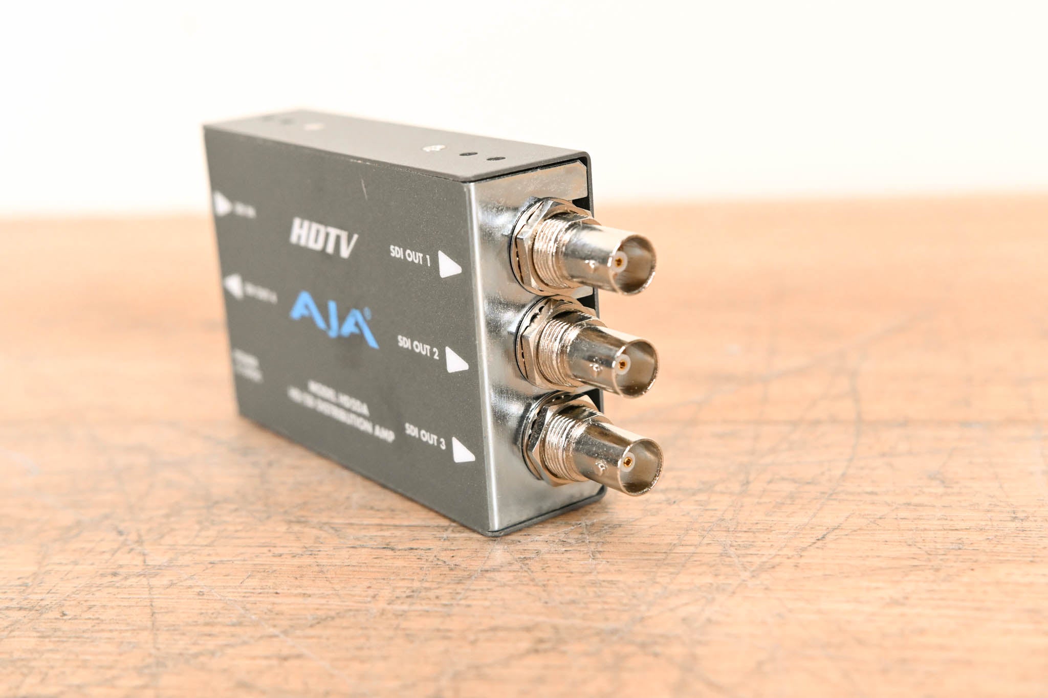 AJA HD5DA 1x4 HD/SD-SDI Distribution Amplifier/Repeater NO POWER SUPPLY