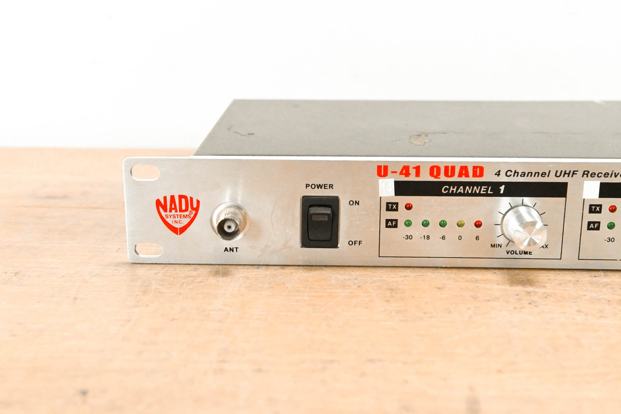 Nady U-41 Quad 4-Channel UHF Receiver (NO POWER SUPPLY)