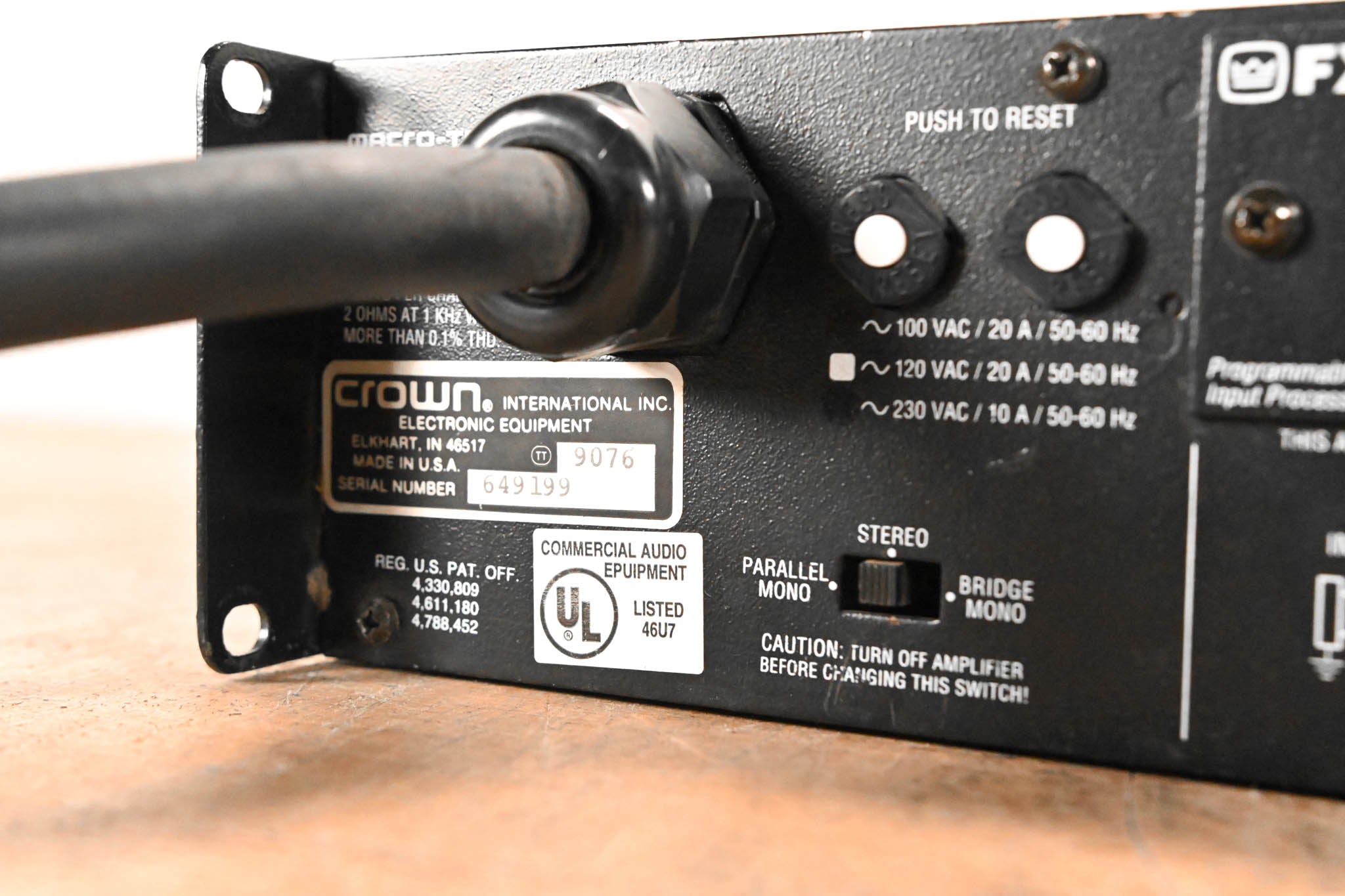 Crown Macro-Tech 3600VZ 2-Channel Power Amplifier