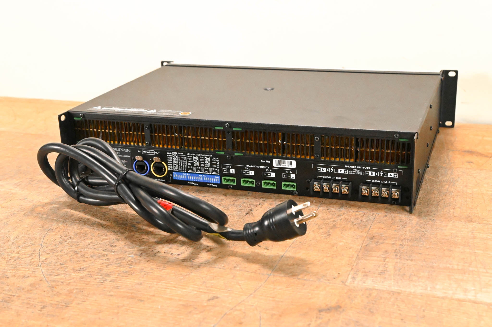 Lab Gruppen C 68:4 6800W Four-Channel Power Amplifier